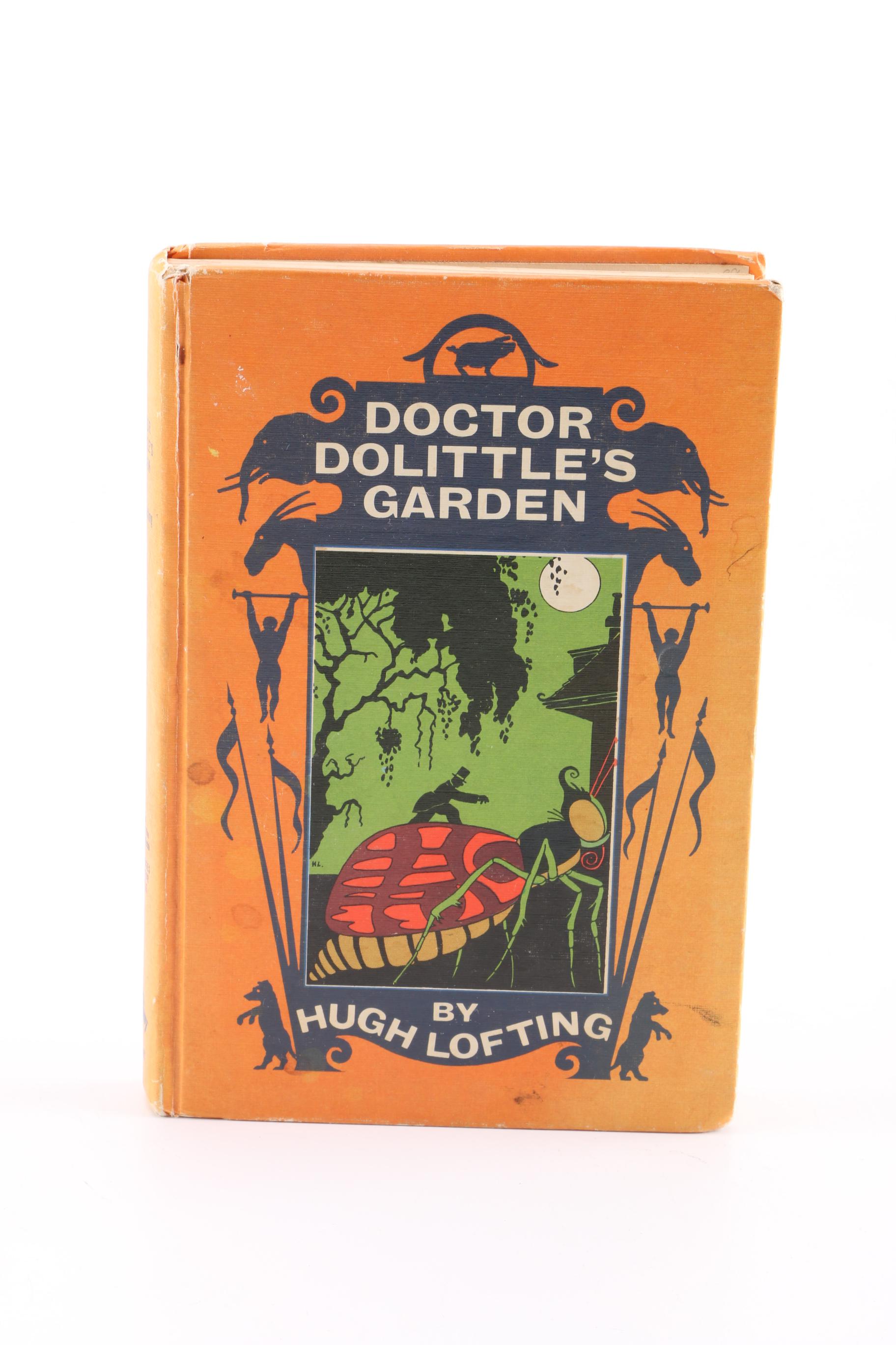 "Rain Doctor" by Peter Wingate and "Doctor Dolittle's Garden" by Hugh Lofting