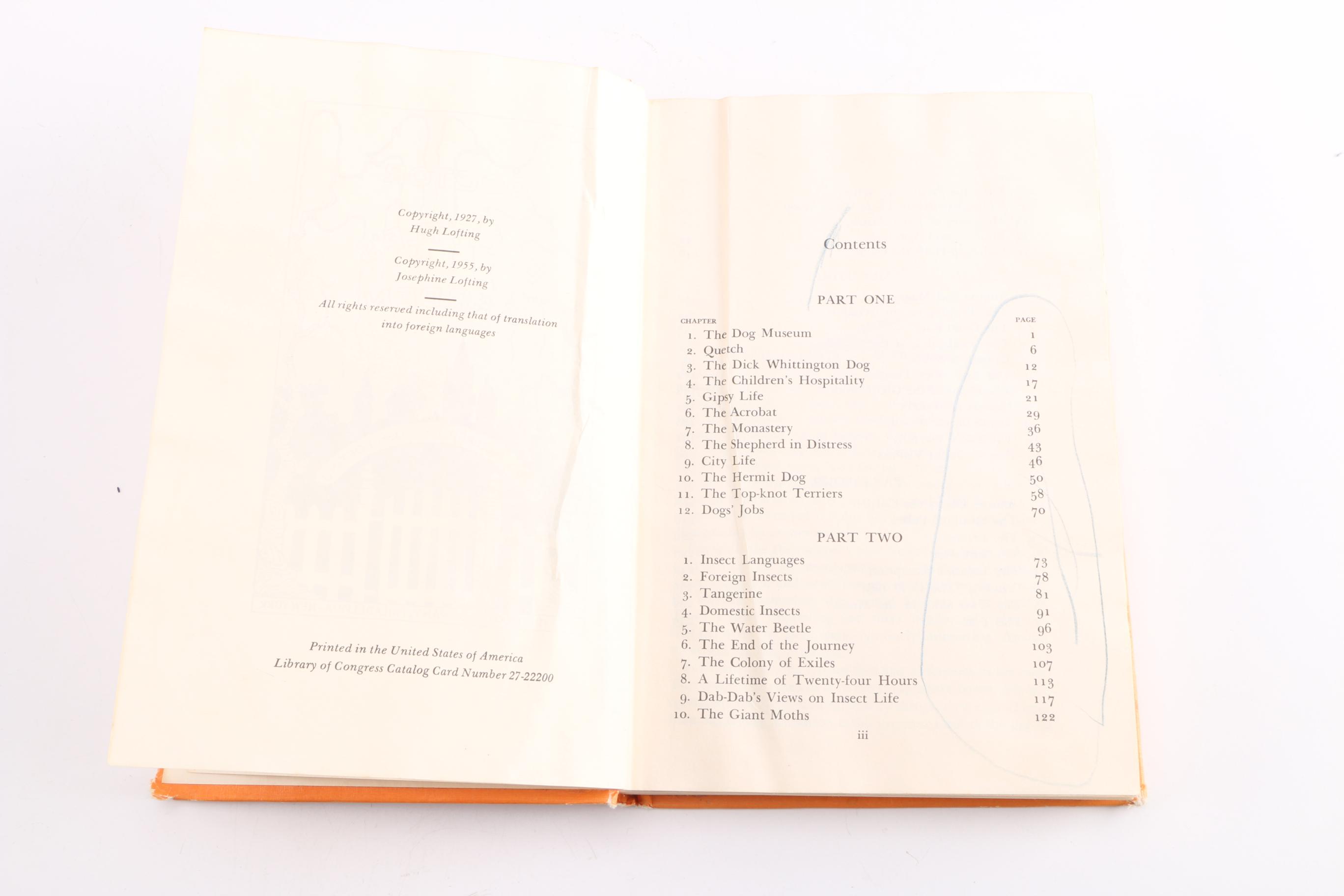 "Rain Doctor" by Peter Wingate and "Doctor Dolittle's Garden" by Hugh Lofting