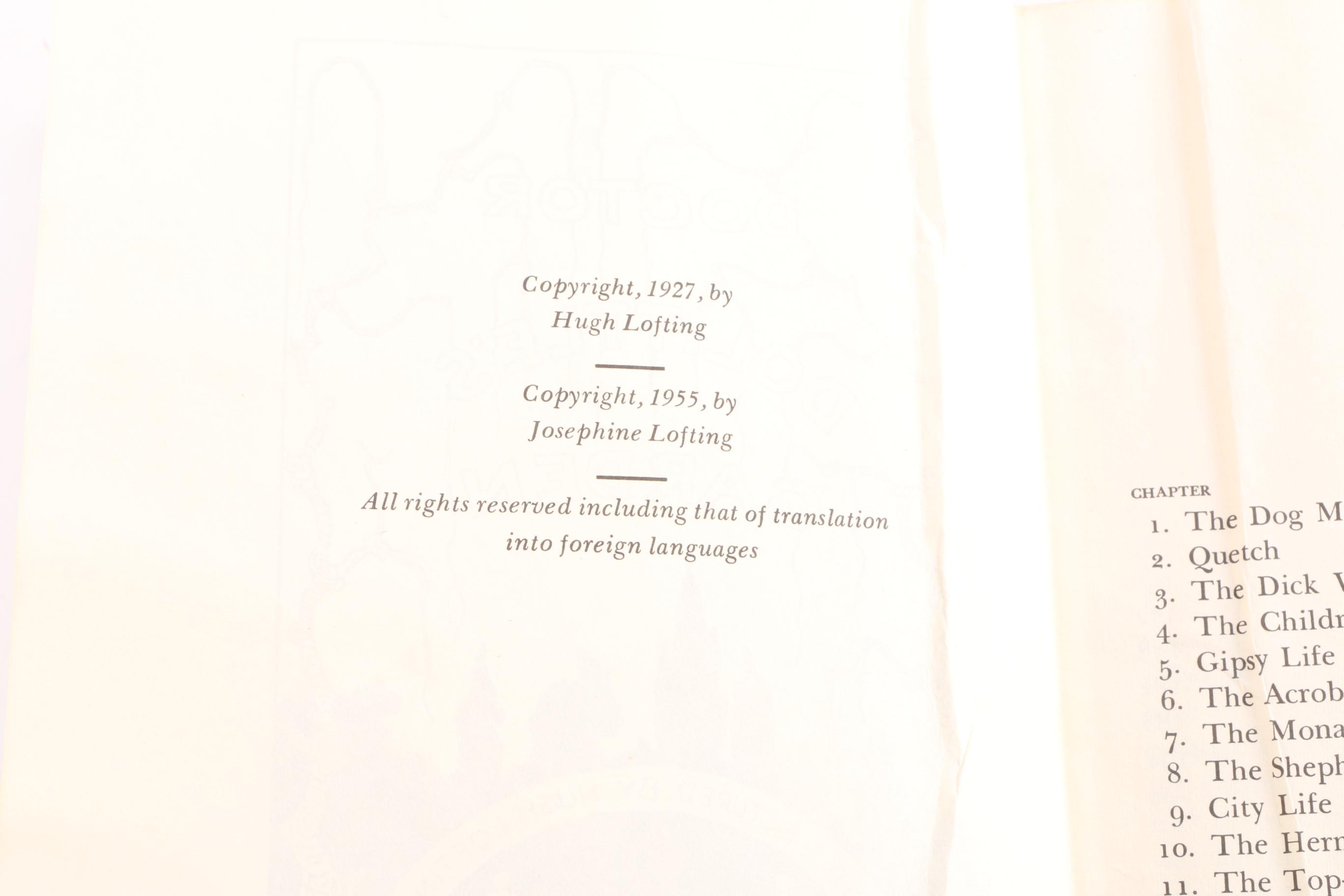 "Rain Doctor" by Peter Wingate and "Doctor Dolittle's Garden" by Hugh Lofting