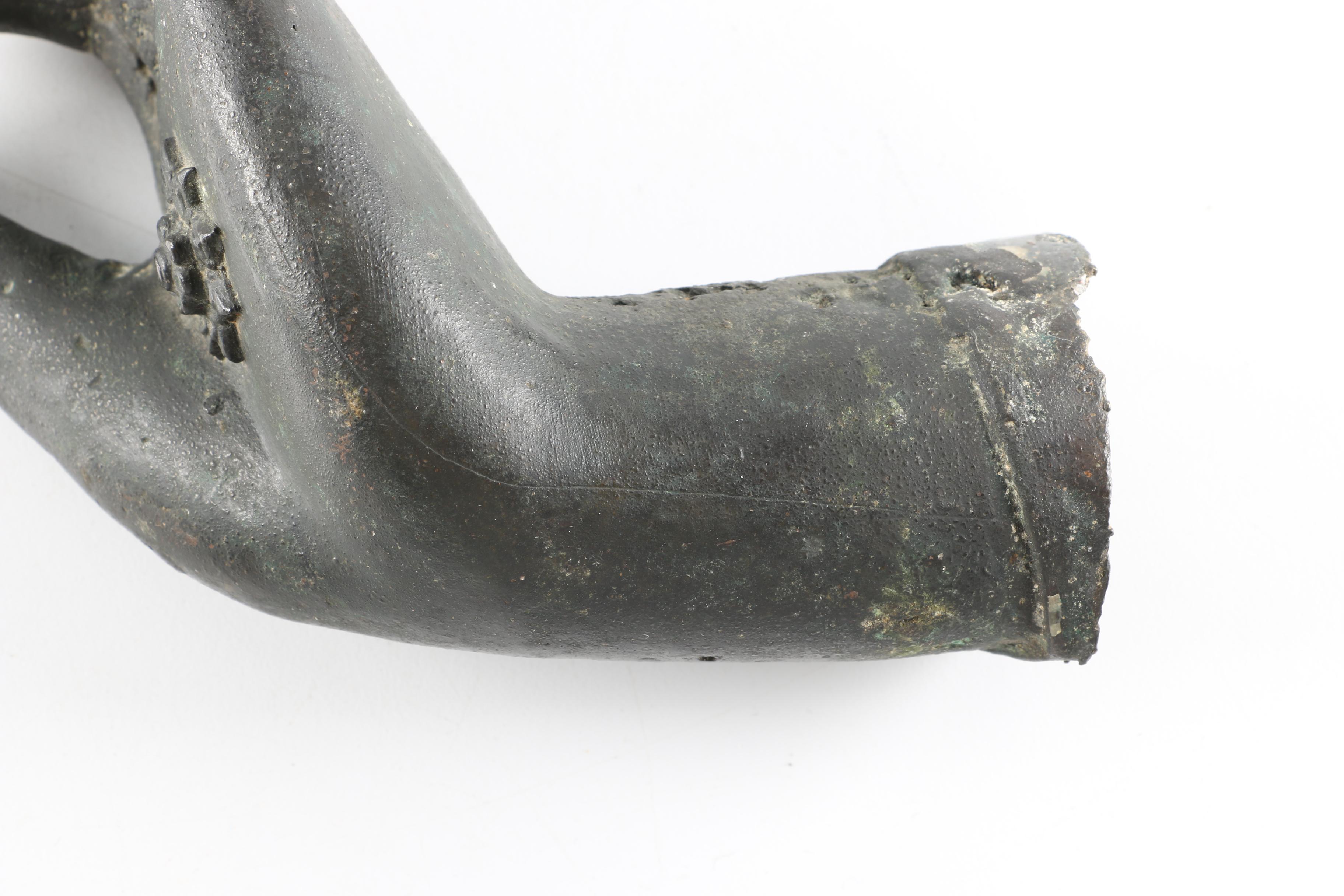 Thai Cast Iron Sculpture of a Hand