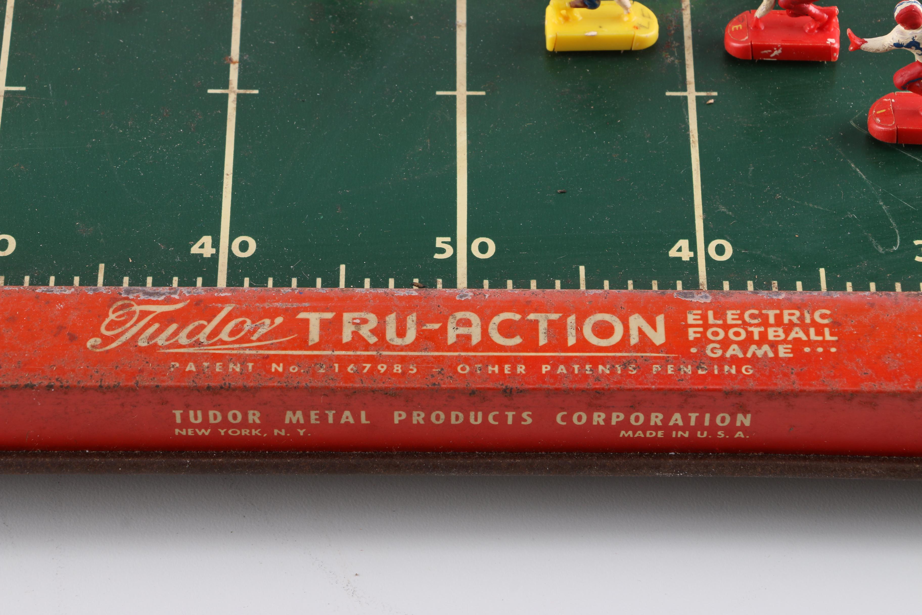 Vintage Tudor Tru-Action Electric Football Game