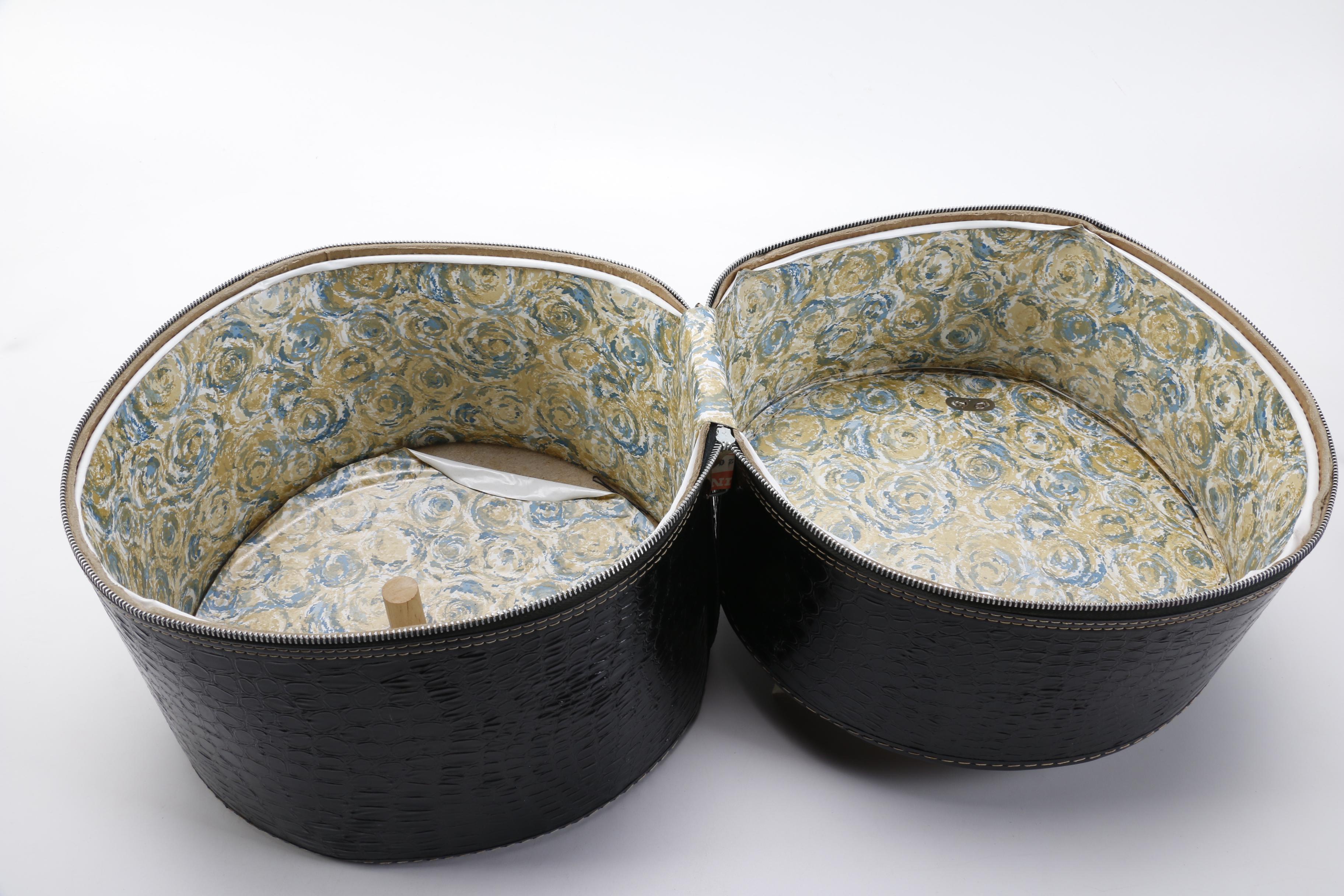 Vintage Wig Box with Model Head