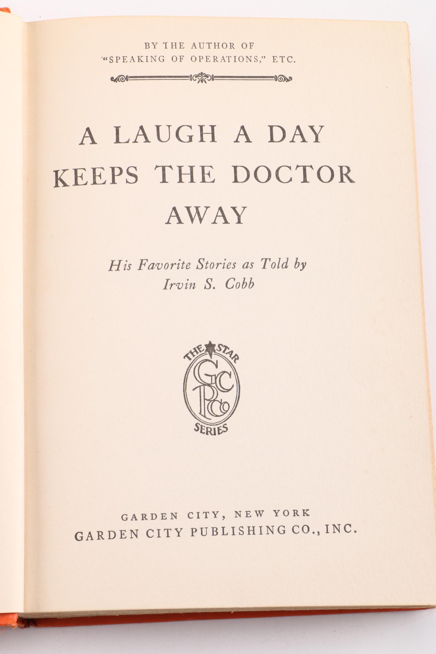 Mid Century Doctor Themed Books, Featuring 1955 Cherry Ames Book