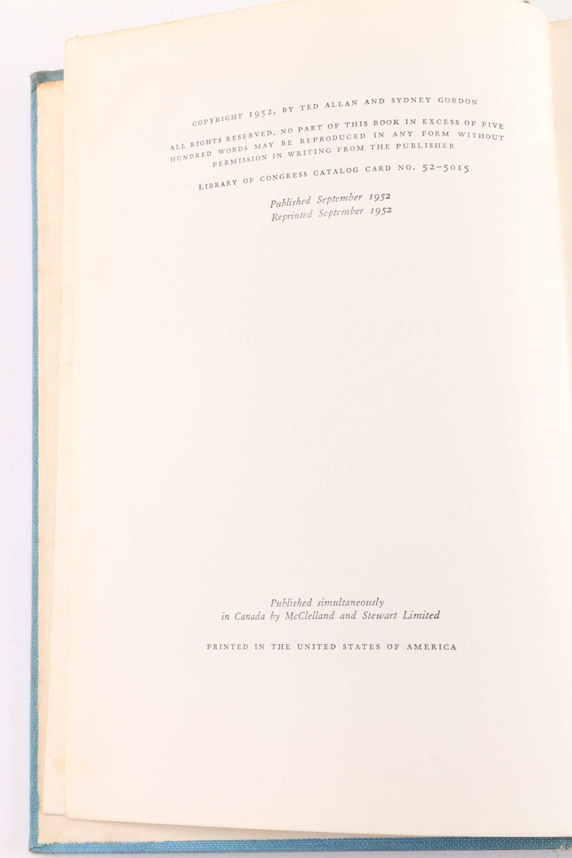 Mid Century Doctor Themed Books, Featuring 1955 Cherry Ames Book