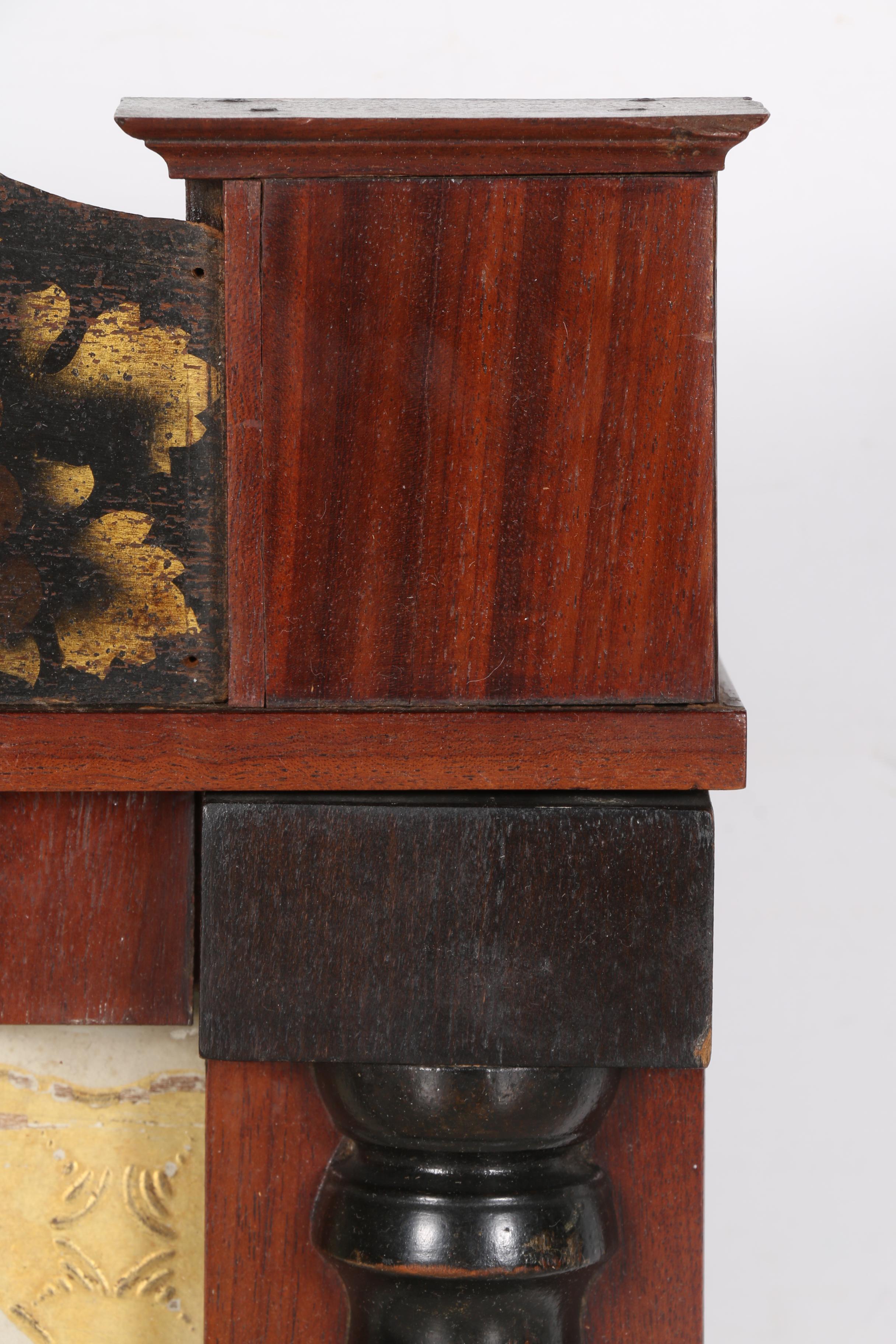 Antique Seth Thomas Style Wooden Shelf Clock