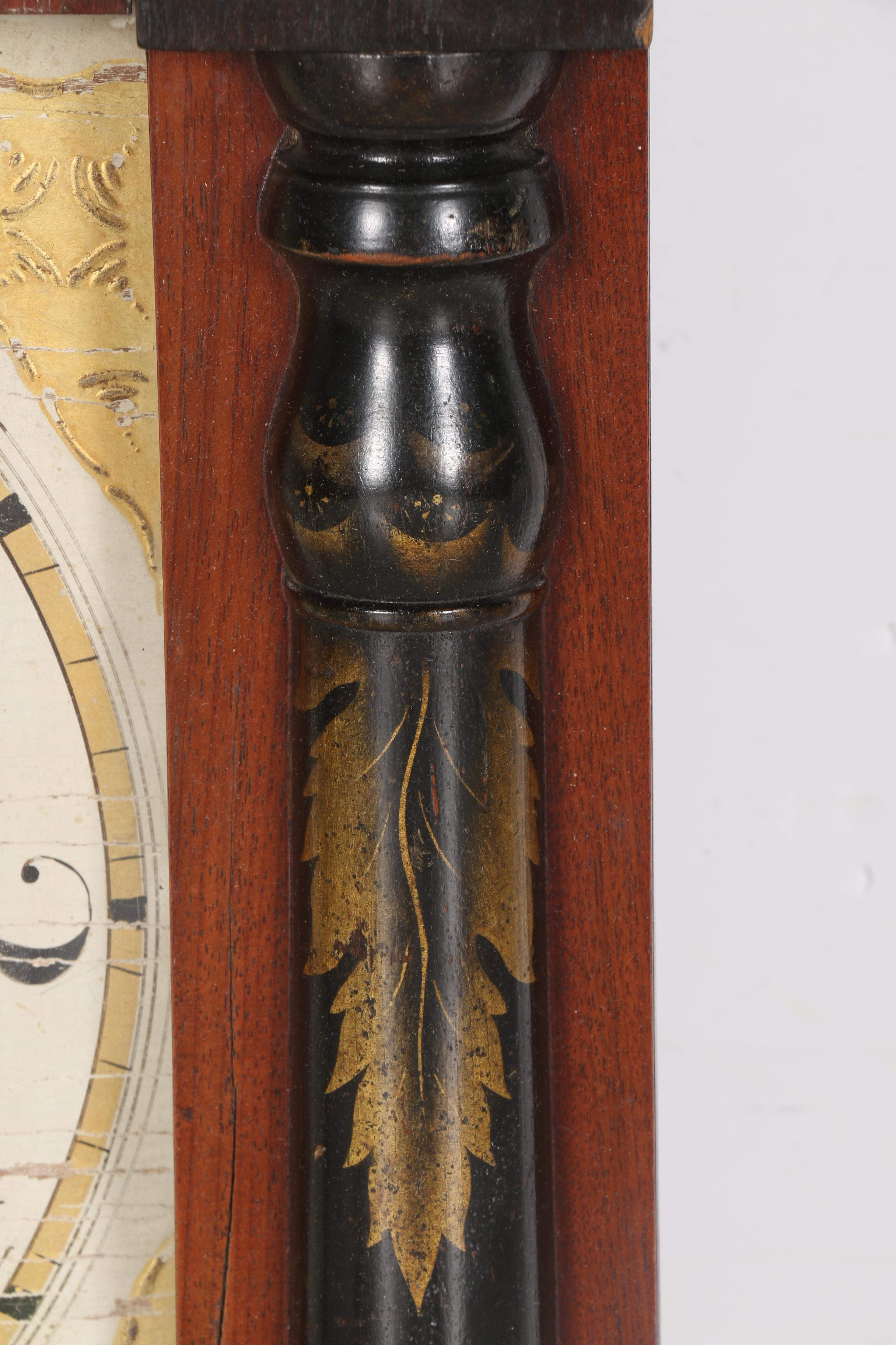 Antique Seth Thomas Style Wooden Shelf Clock