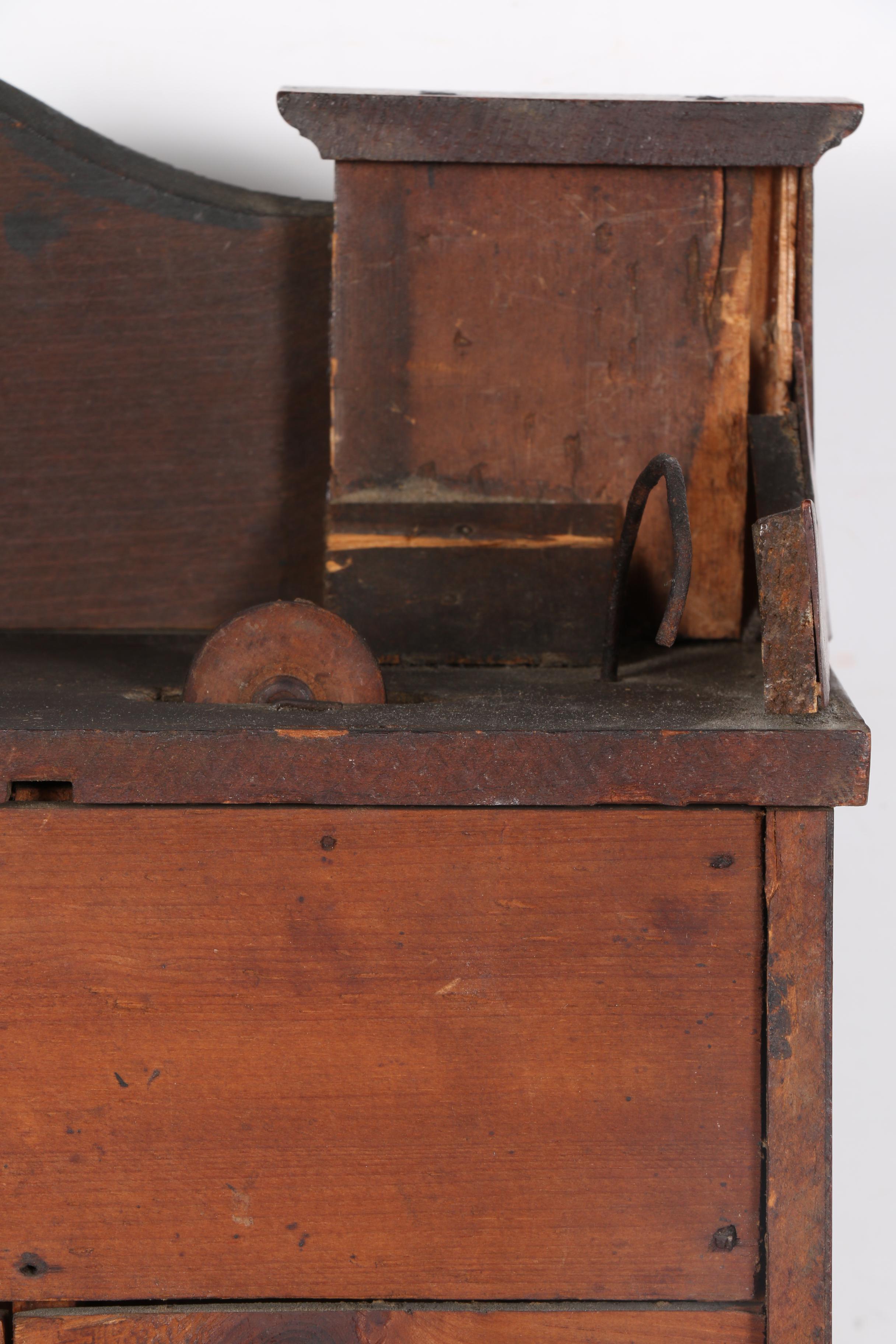 Antique Seth Thomas Style Wooden Shelf Clock