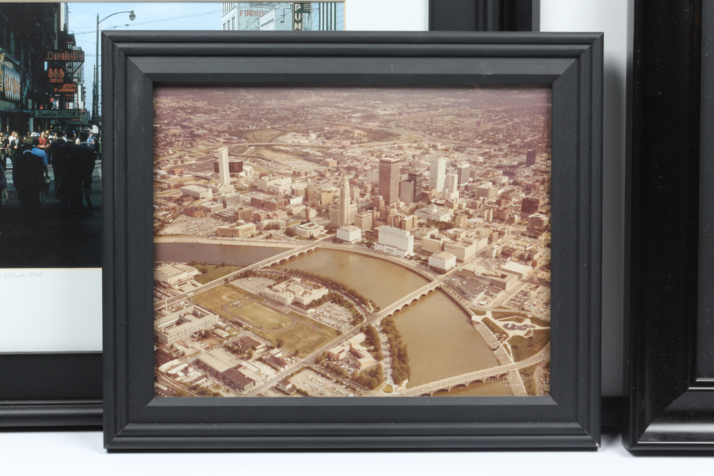 Vintage Columbus Ohio Framed Photographs