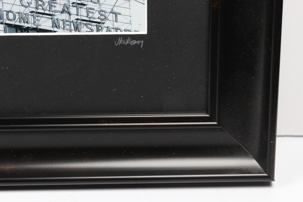 Vintage Columbus Ohio Framed Photographs