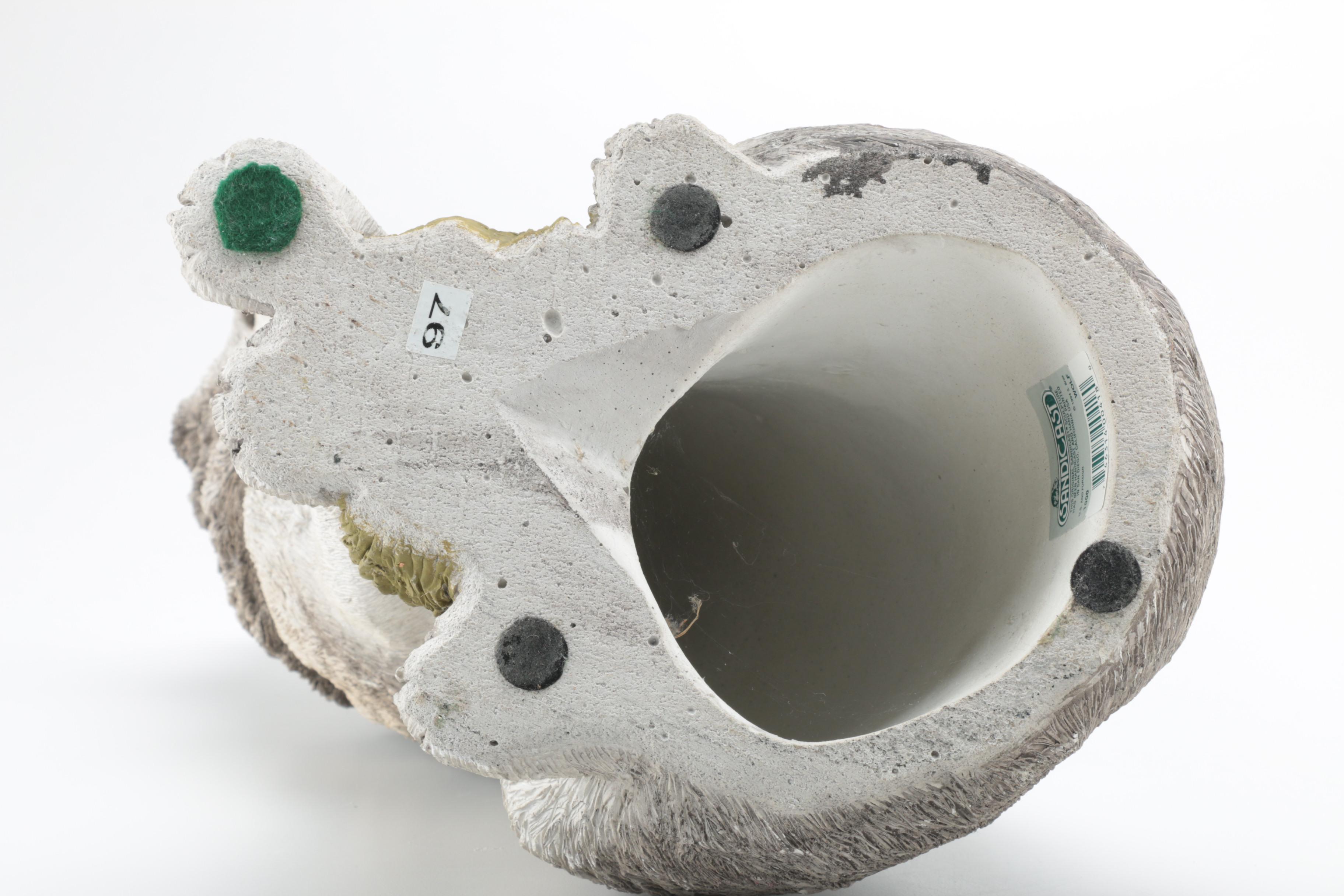 Hand-Painted Sandicast Wolf Figurines