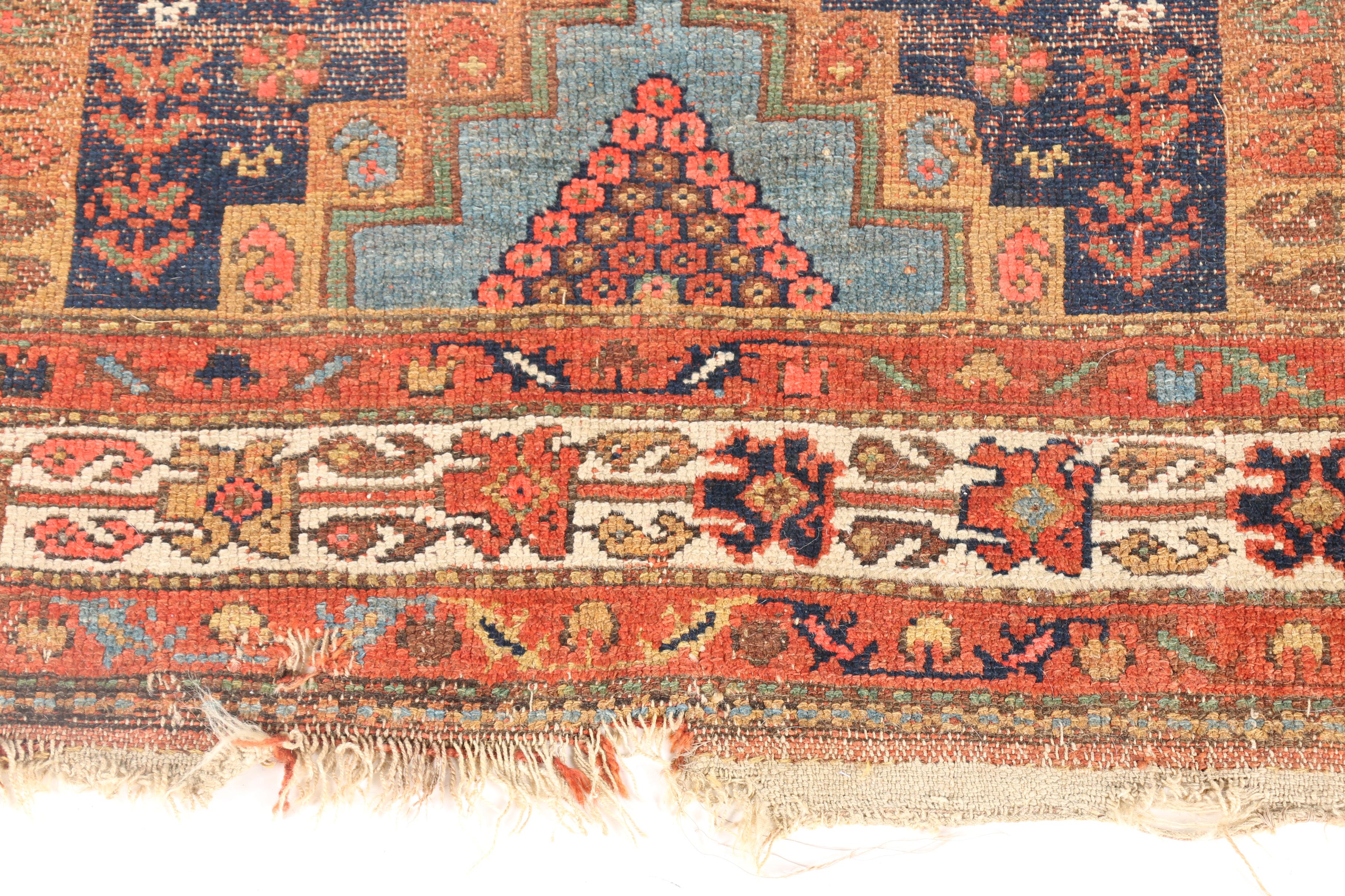 Antique Persian Qashqai Area Rug
