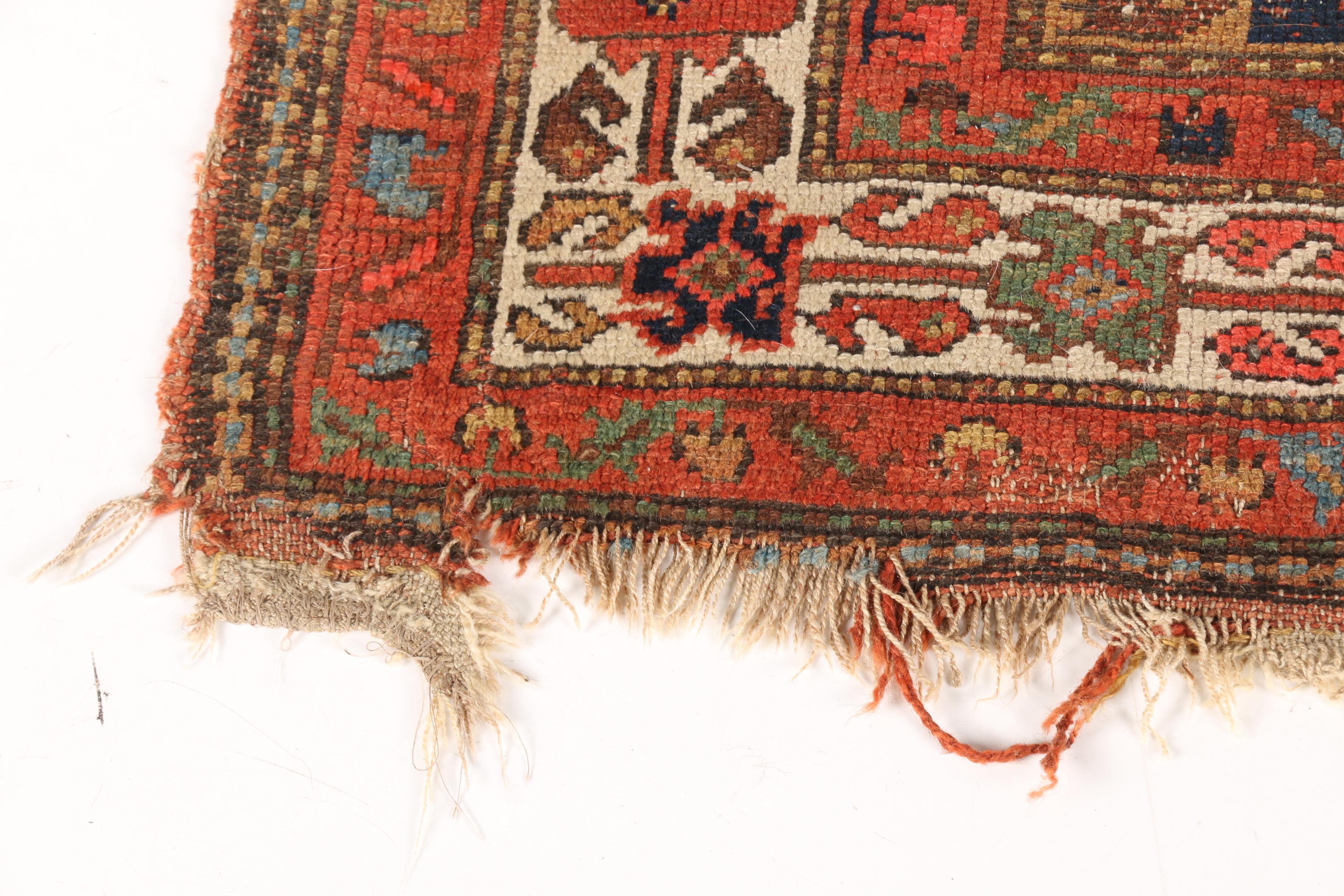 Antique Persian Qashqai Area Rug