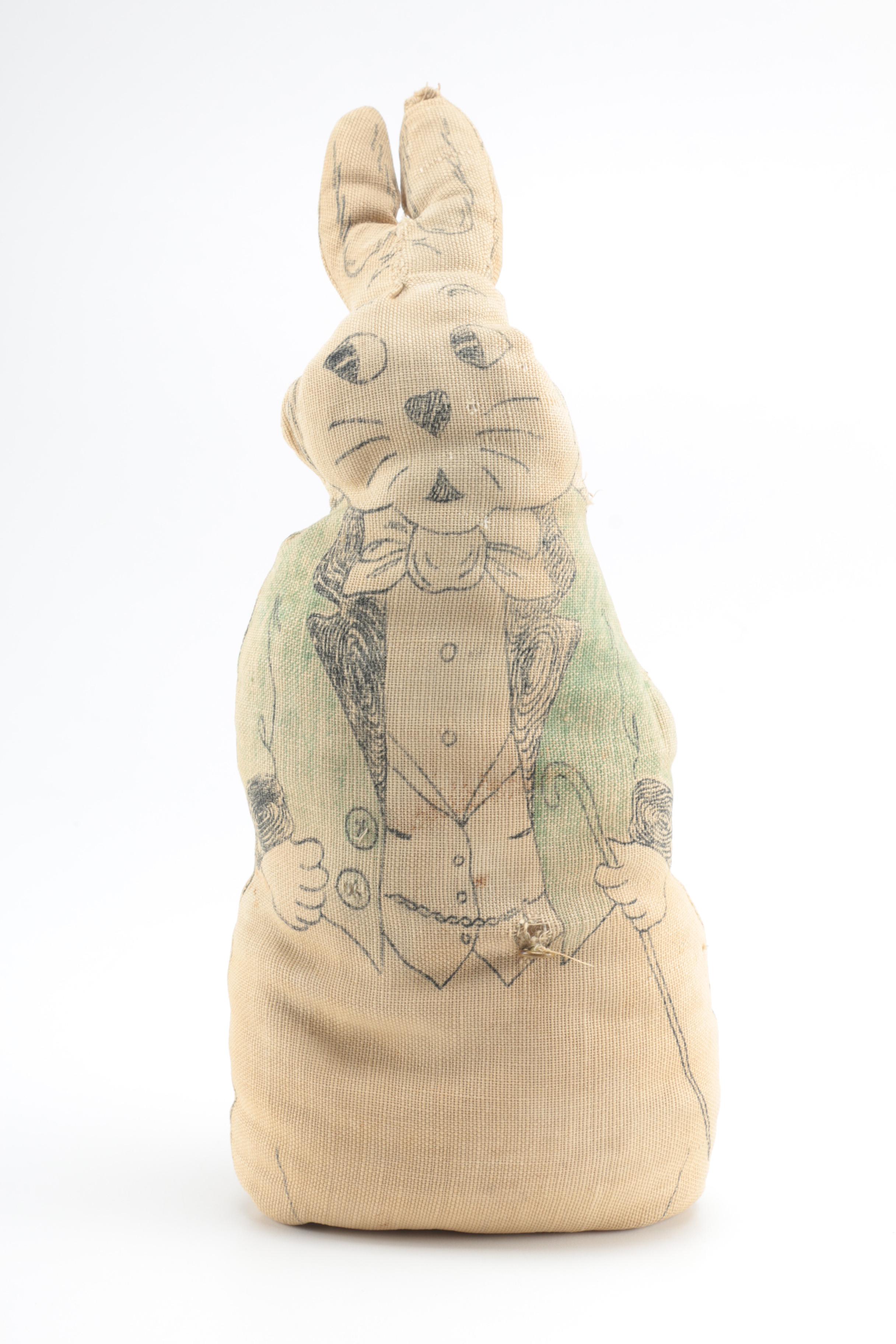 Antique Stuffed Toy Rabbits Including Steiff
