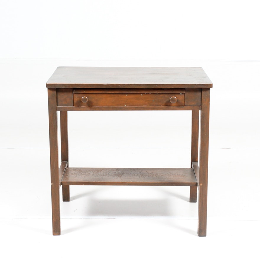 Antique "Desk-Table" by Cadillac Cabinet Co. of Detroit