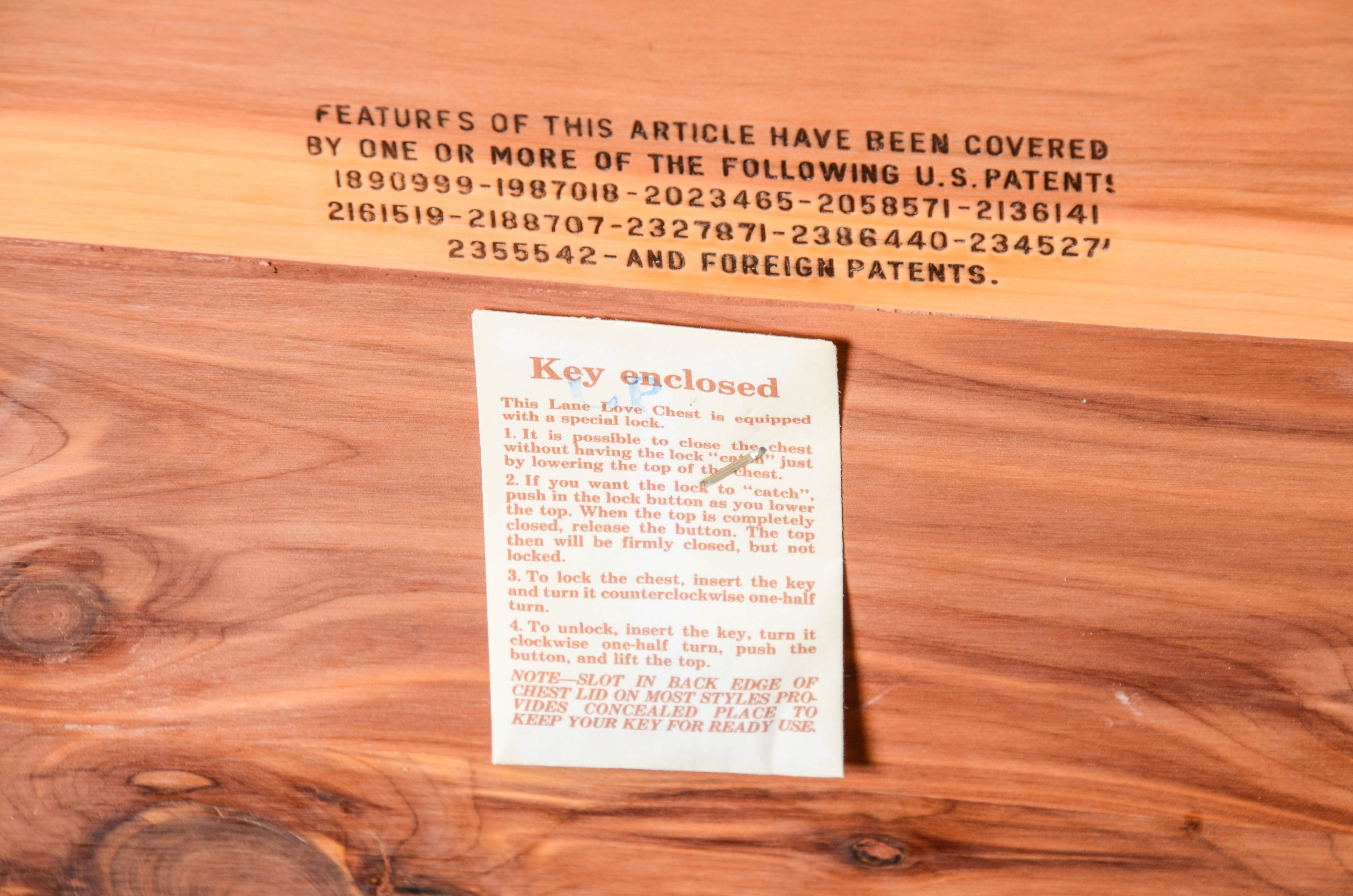 Lane Cedar Chest With Upholstered Top