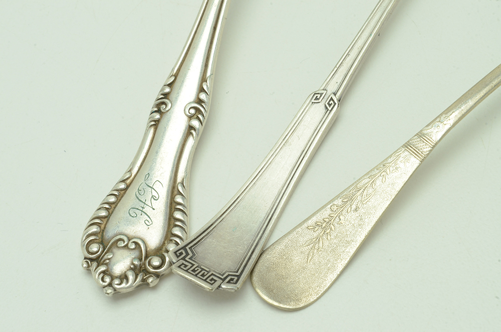 Group of Silver Plate and Nickel Silver Flatware