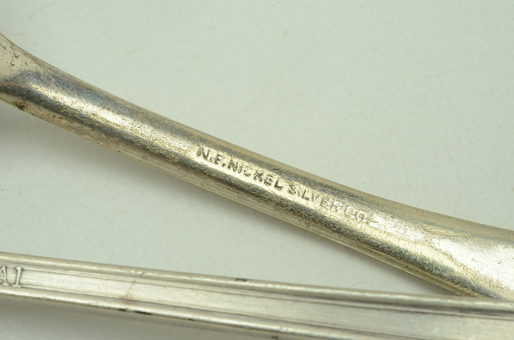 Group of Silver Plate and Nickel Silver Flatware