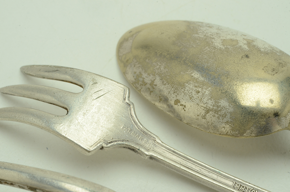 Group of Silver Plate and Nickel Silver Flatware