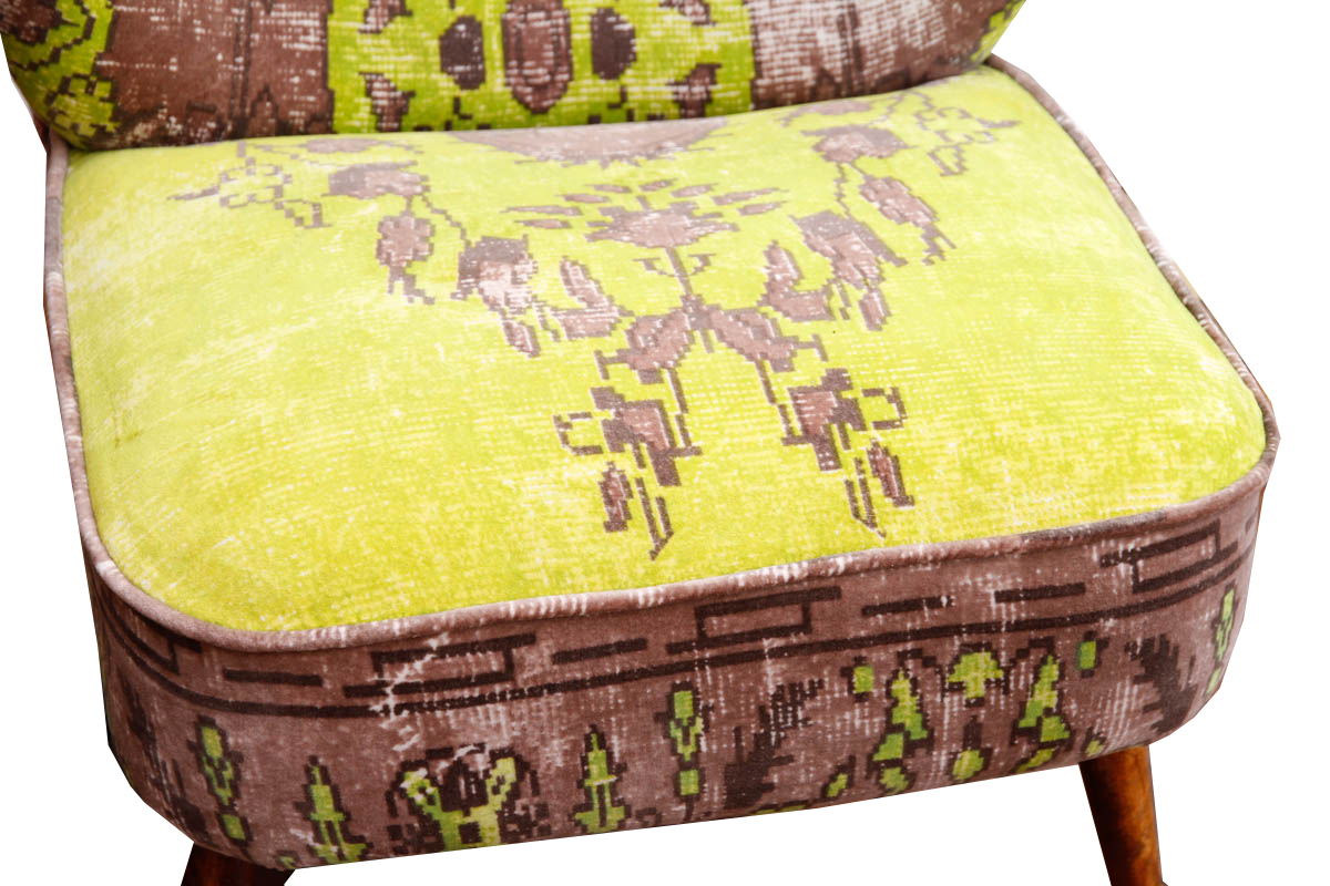 Mid Century Modern Upholstered Accent Chair