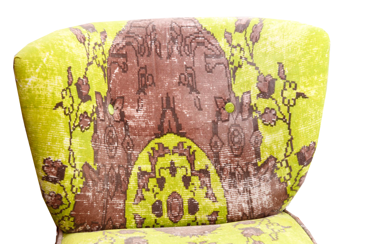 Mid Century Modern Upholstered Accent Chair