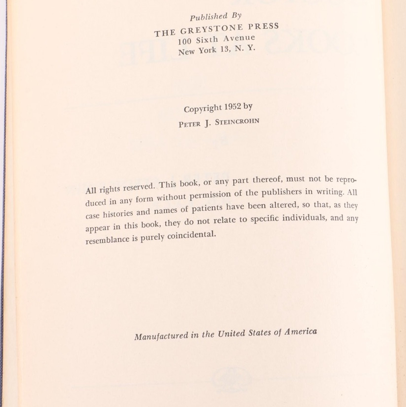 Mid Century Doctor Themed Books, Featuring 1955 Cherry Ames Book