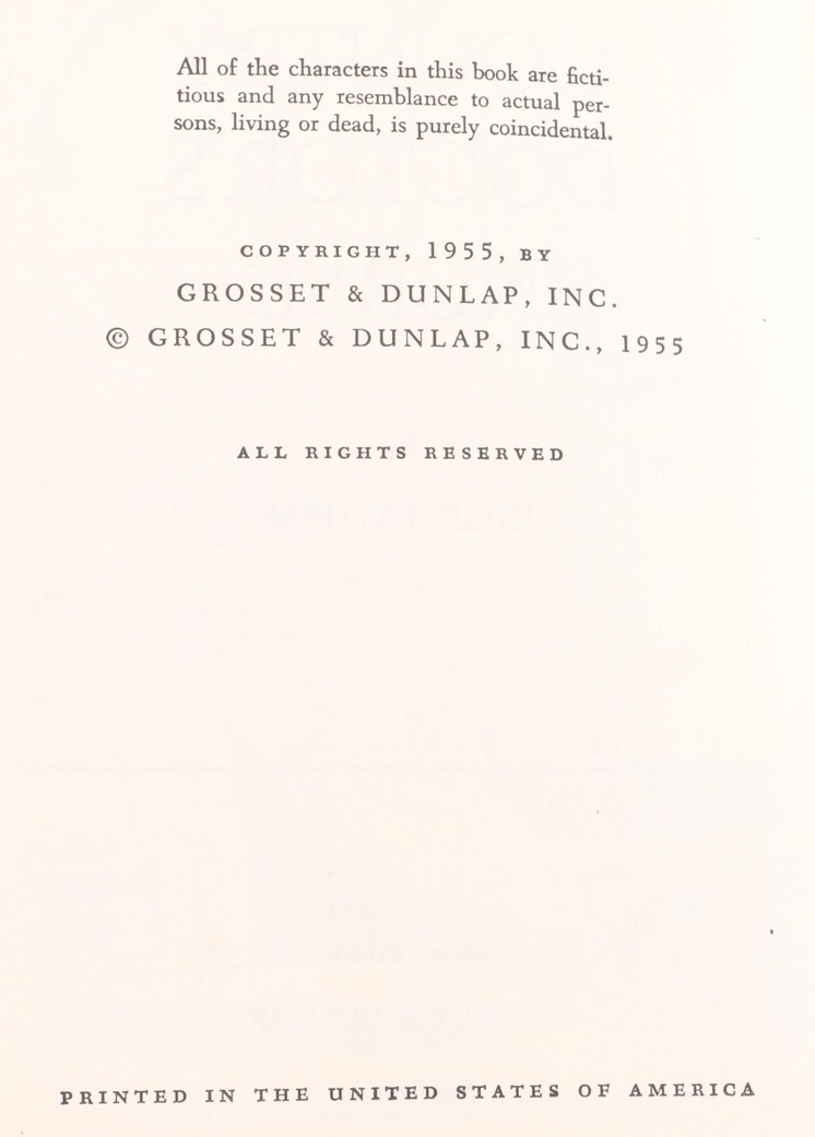 Mid Century Doctor Themed Books, Featuring 1955 Cherry Ames Book