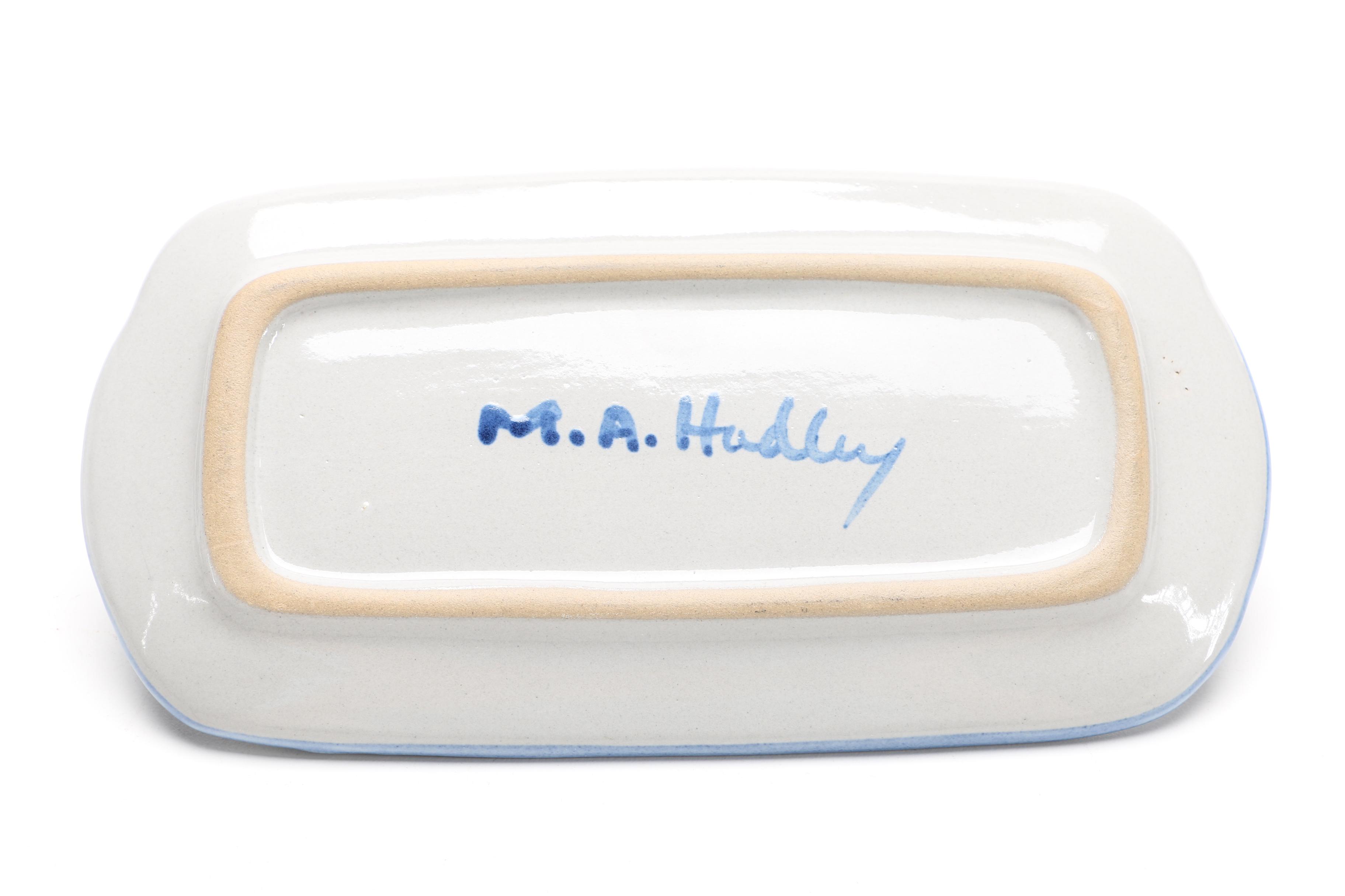 M. A. Hadley "Country Scene Blue" Tableware