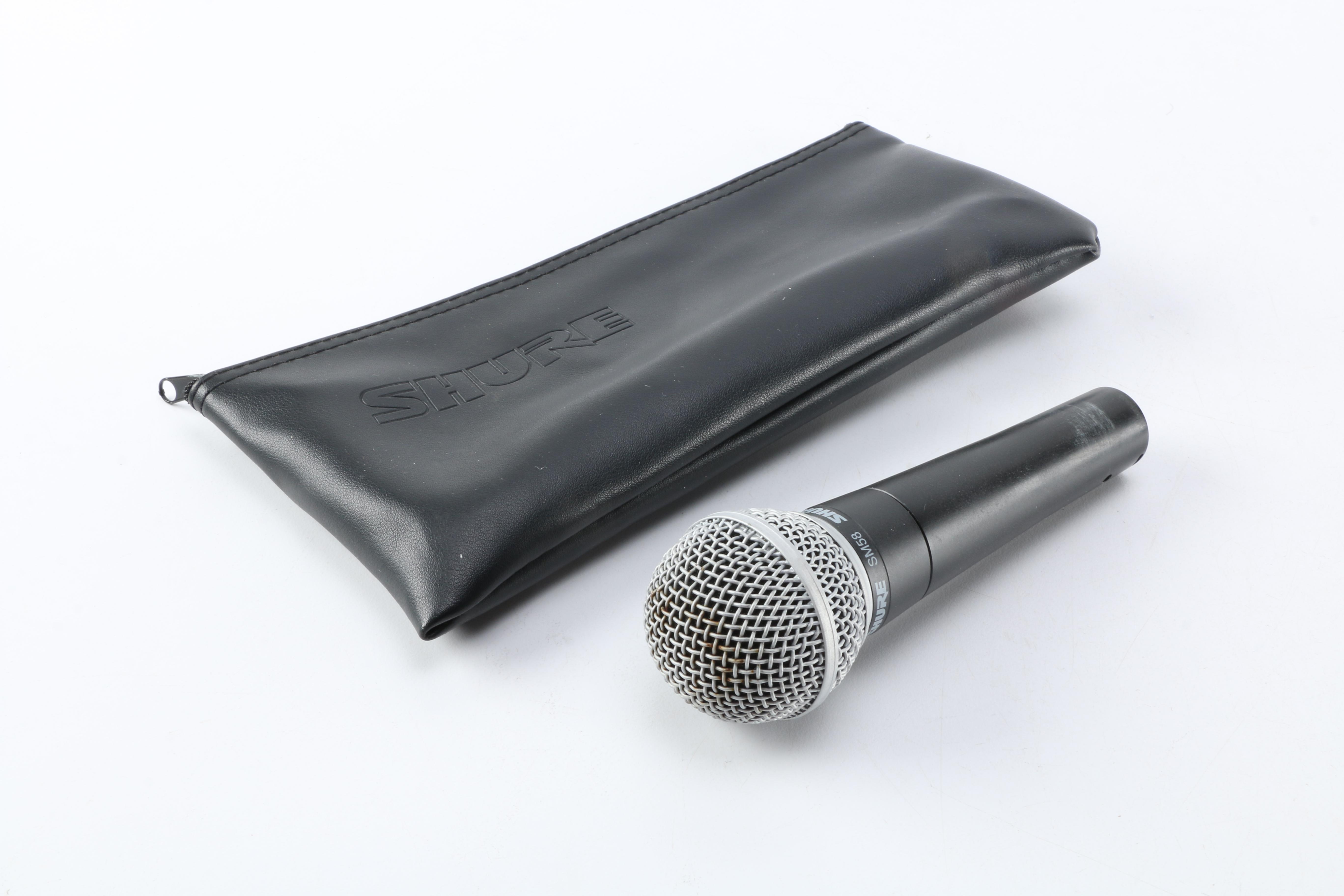 Shure SM58 and Audio-Technica ATM410 Vocal Microphones