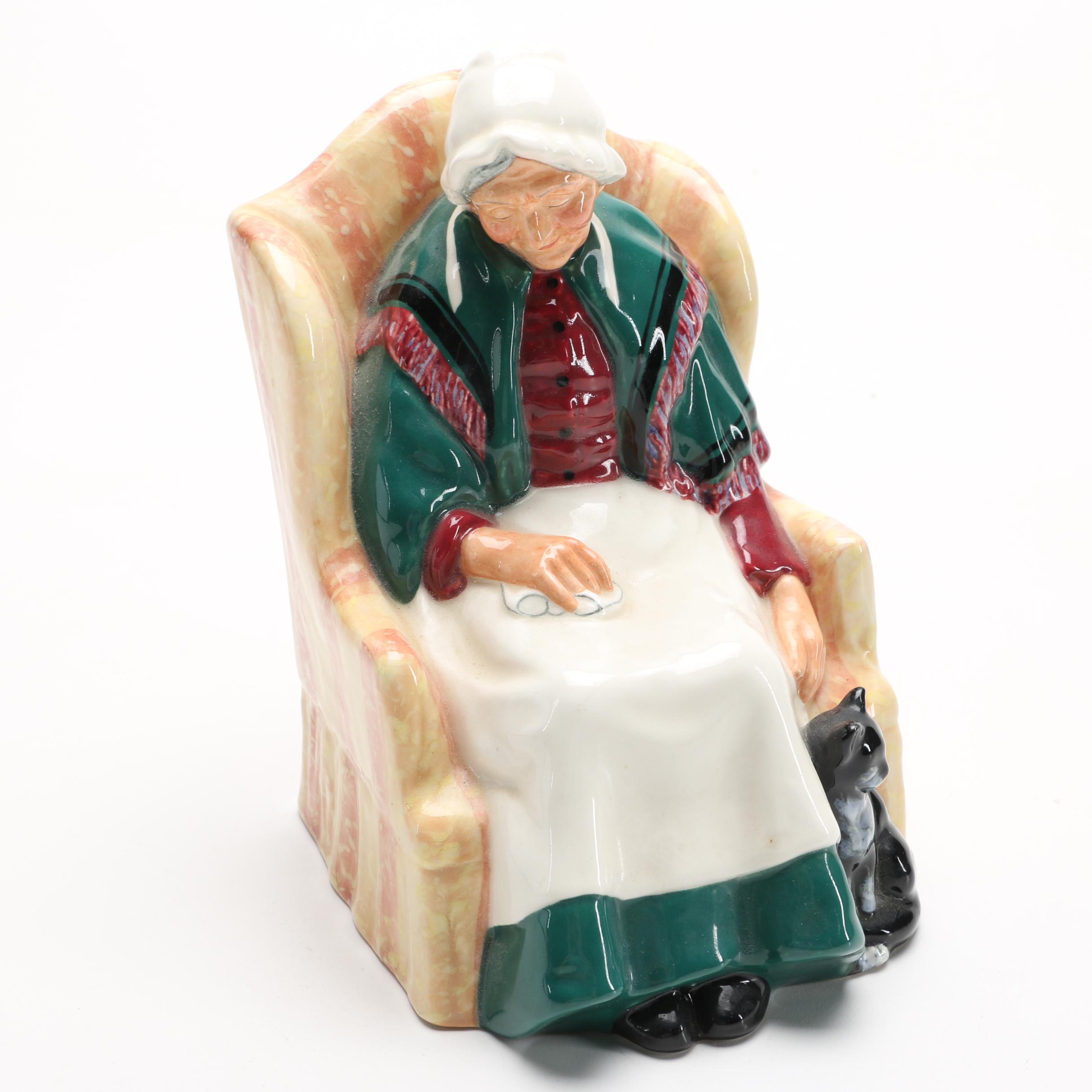 1974 Royal Doulton "Forty Winks" Porcelain Figurine