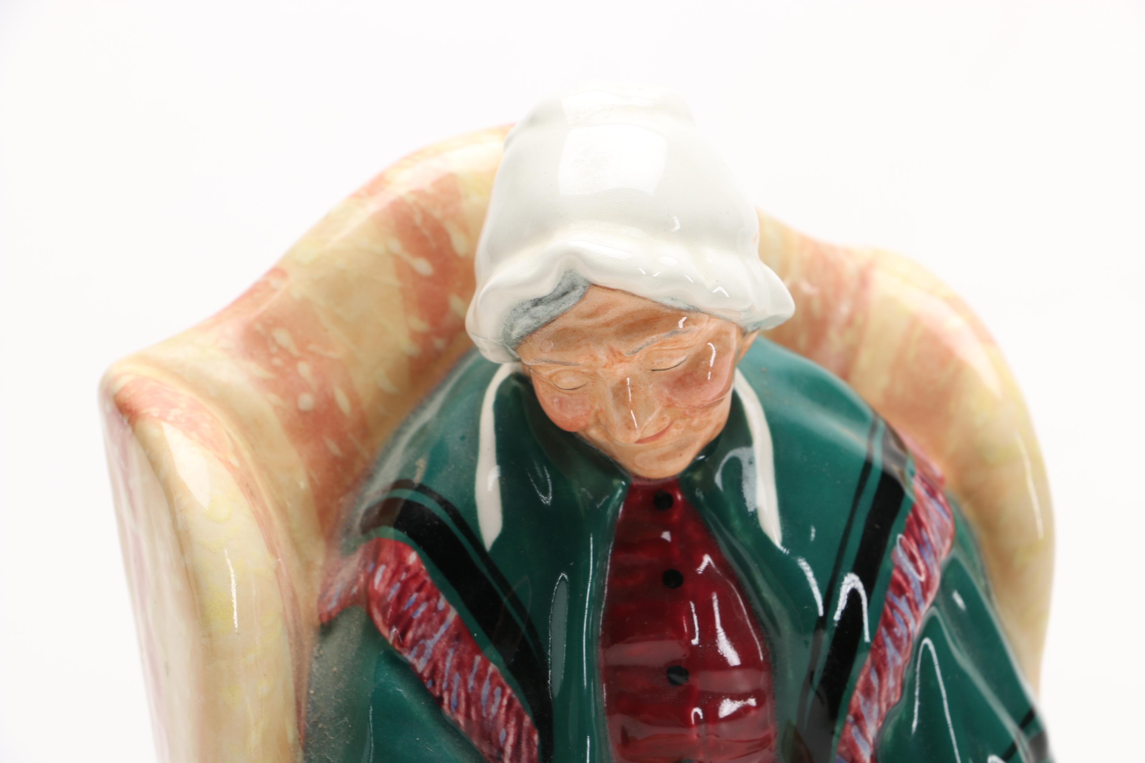 1974 Royal Doulton "Forty Winks" Porcelain Figurine