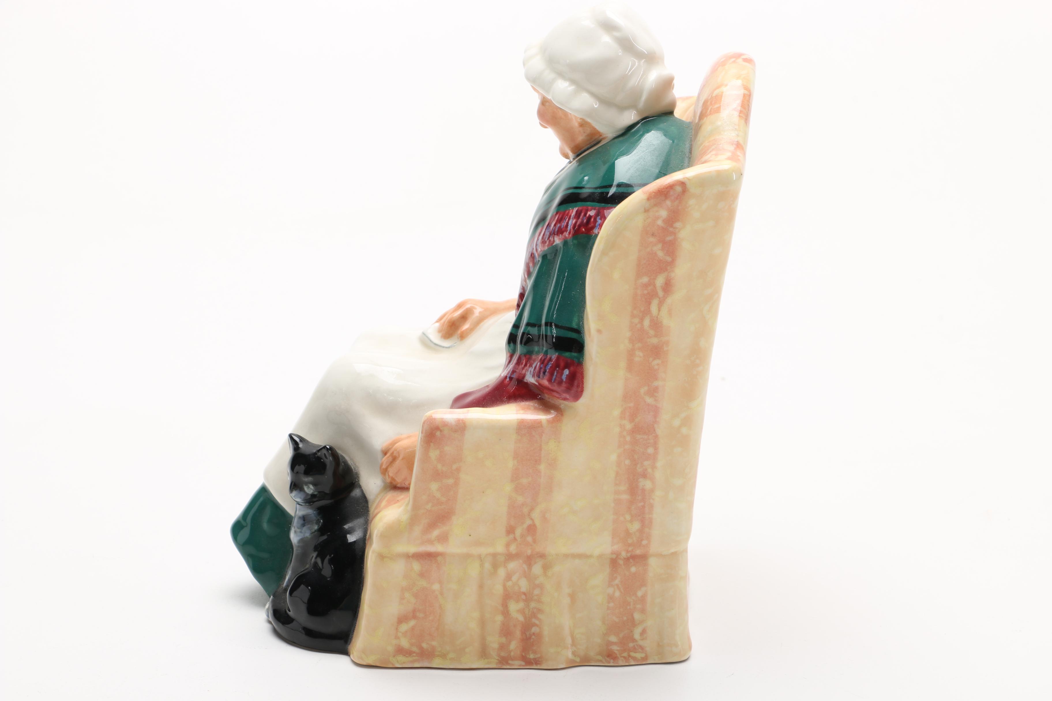 1974 Royal Doulton "Forty Winks" Porcelain Figurine