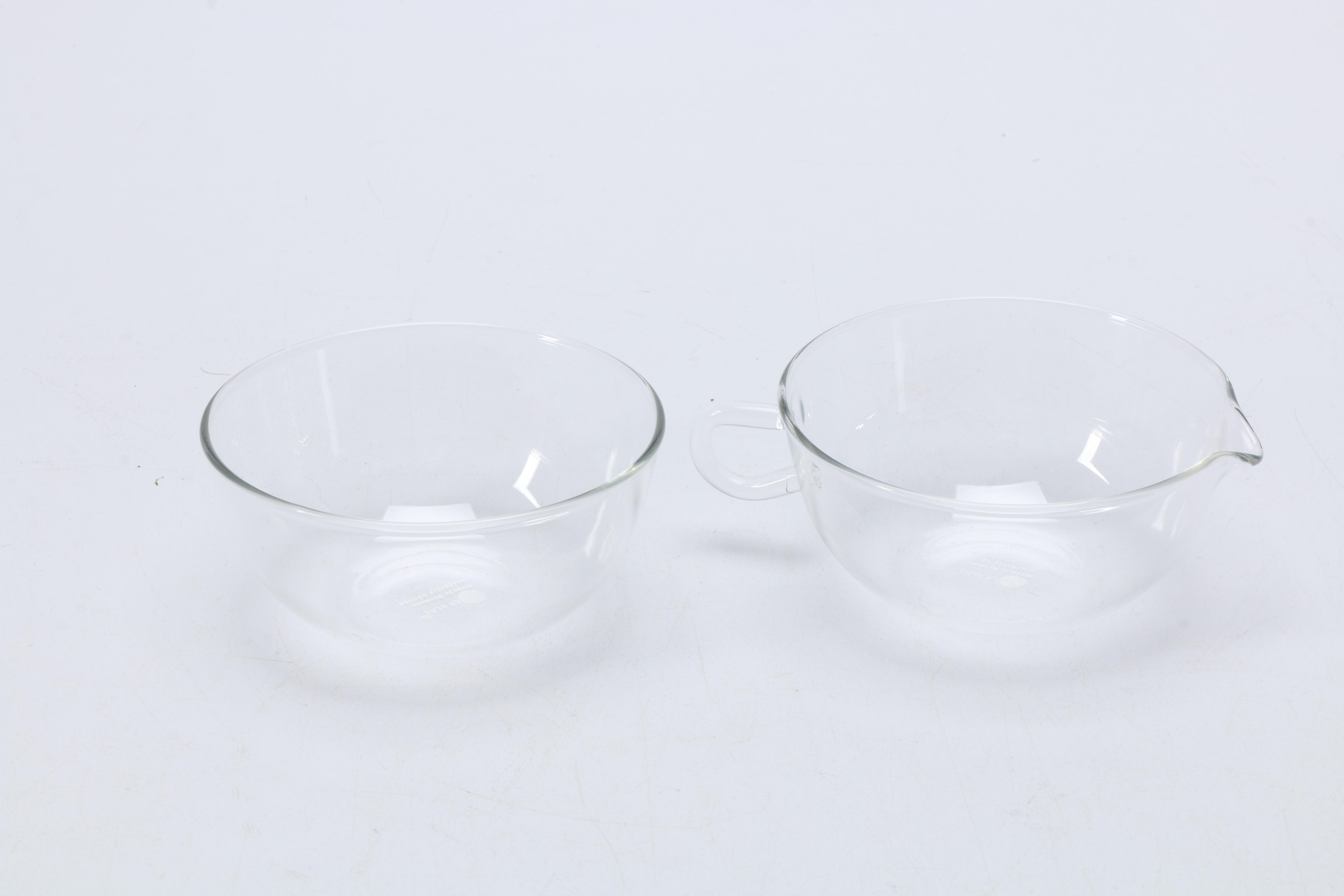 Pottery and Glass Bowls