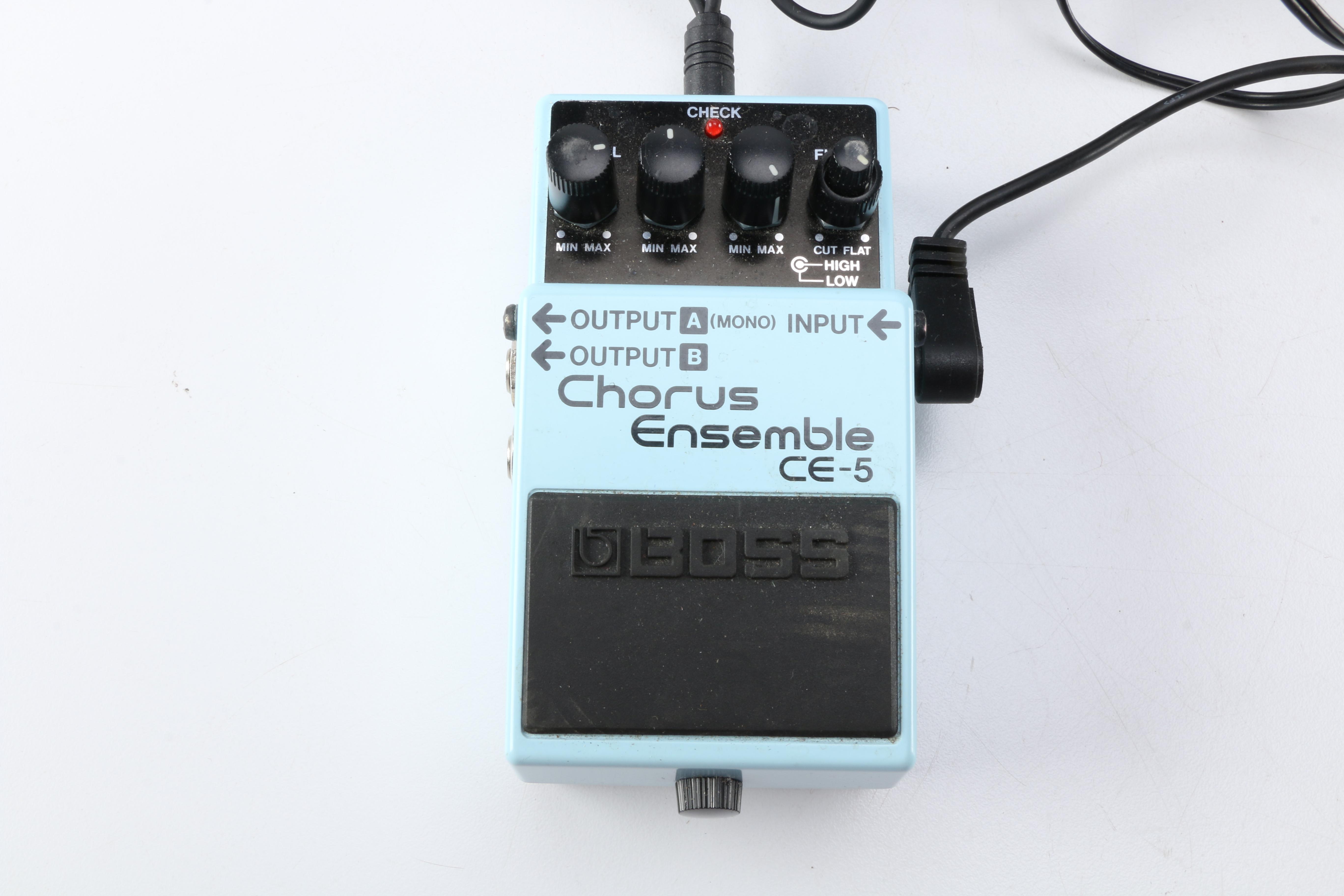 Boss CE-5 Chorus Ensemble and DigiTech X-Series DigiDelay Effects Pedals