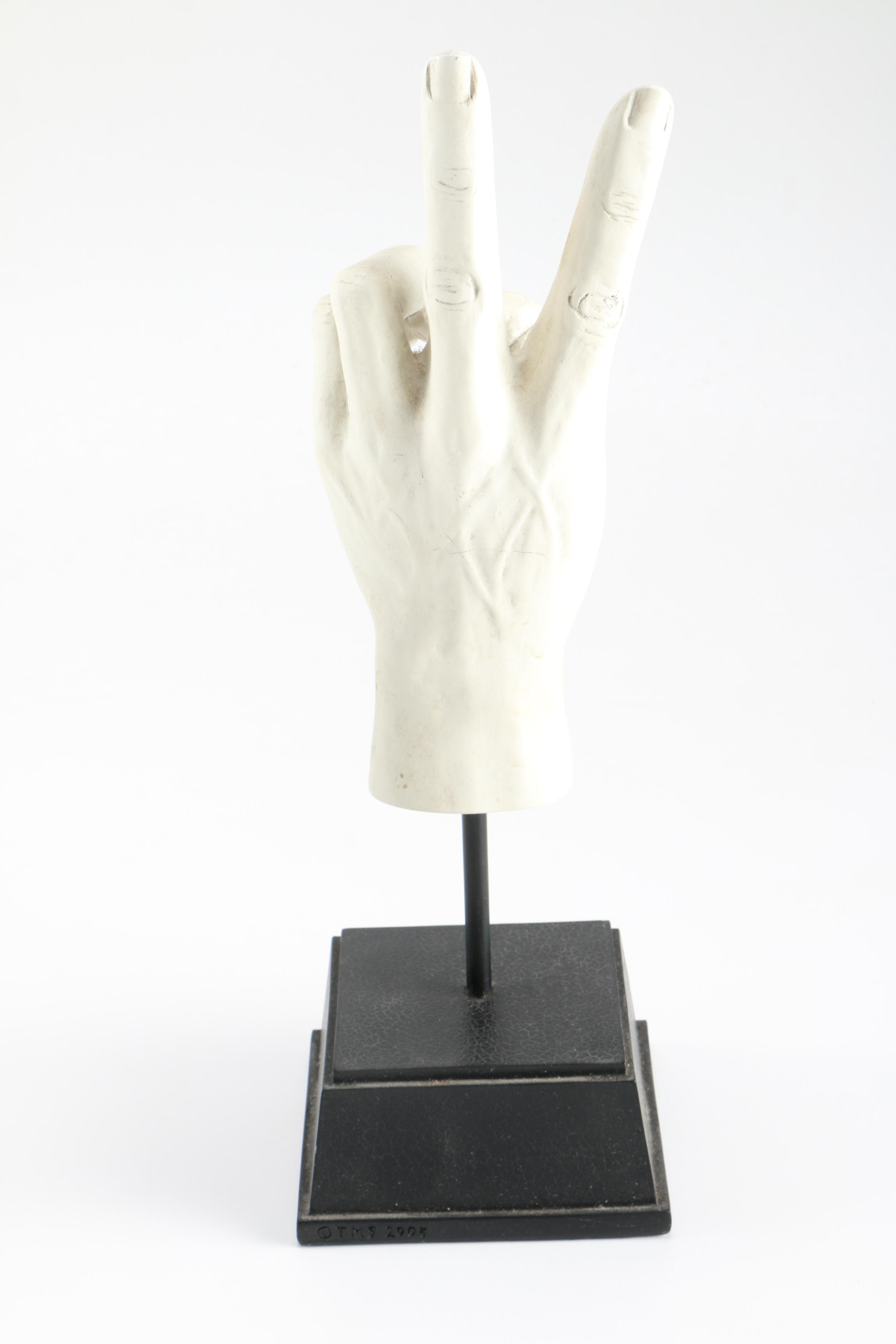 Plaster Sculptures of Hands
