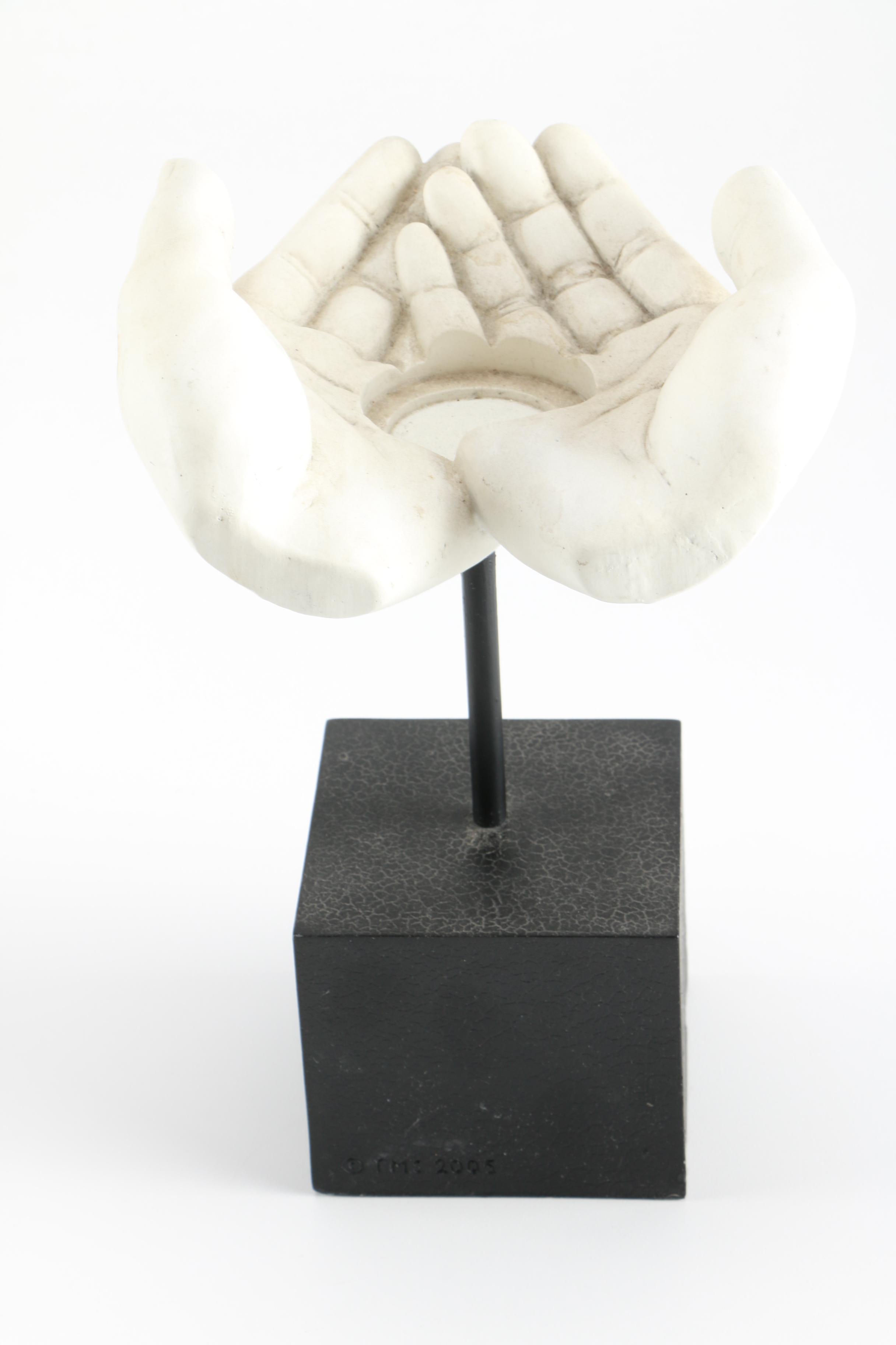 Plaster Sculptures of Hands