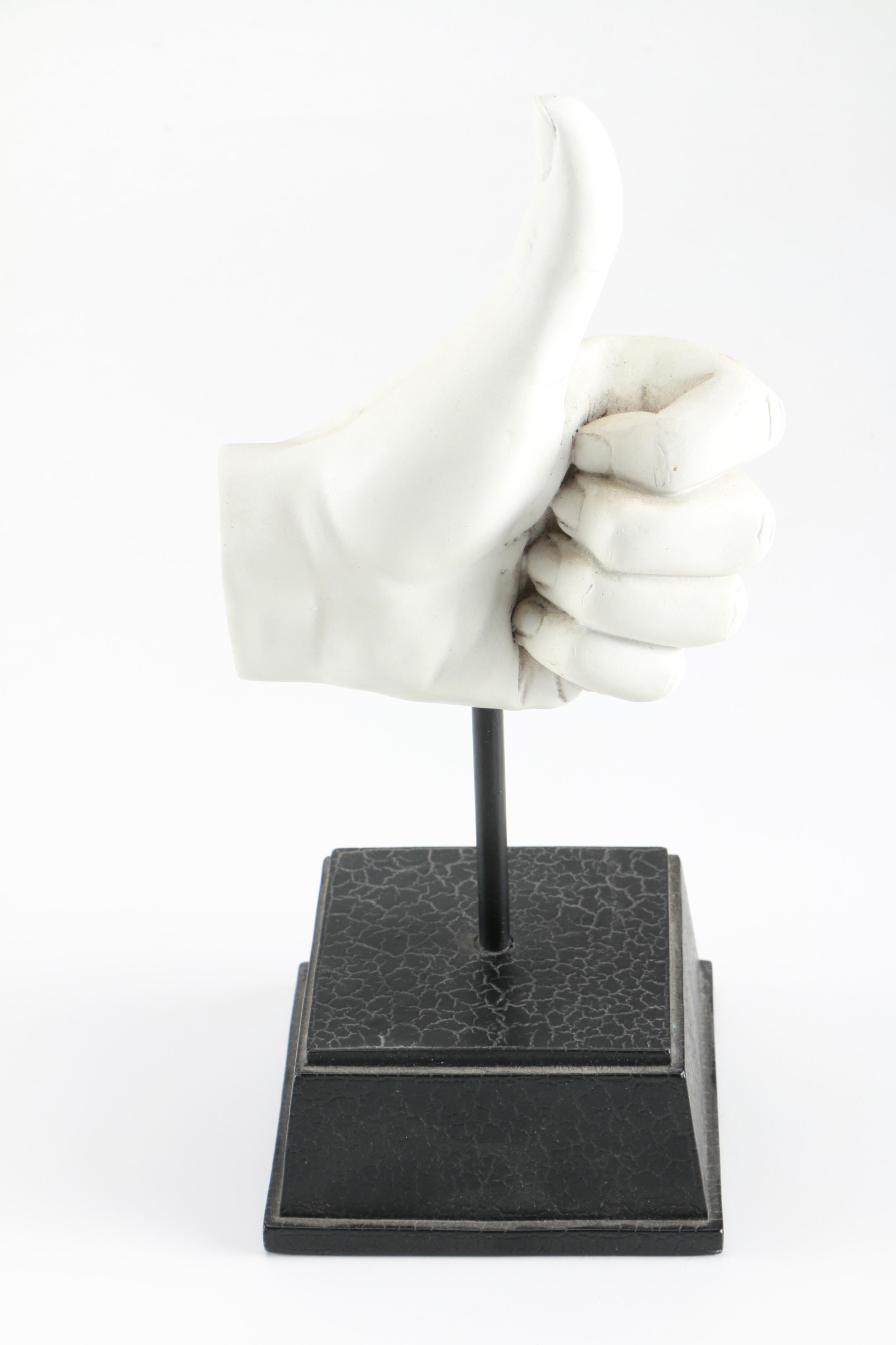 Plaster Sculptures of Hands