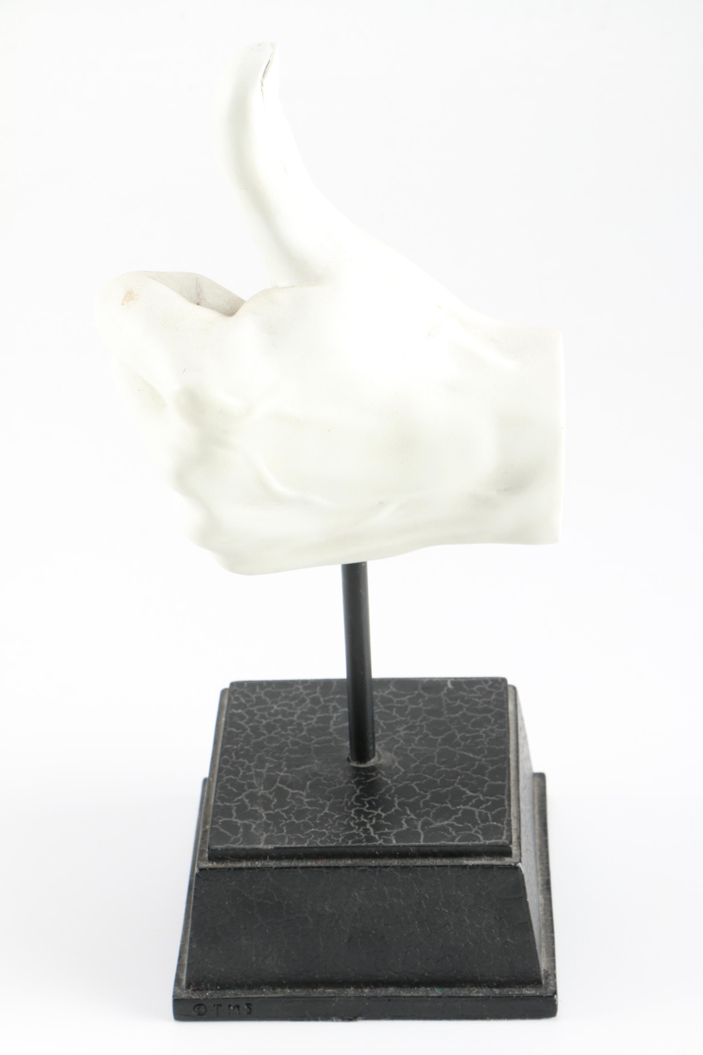 Plaster Sculptures of Hands