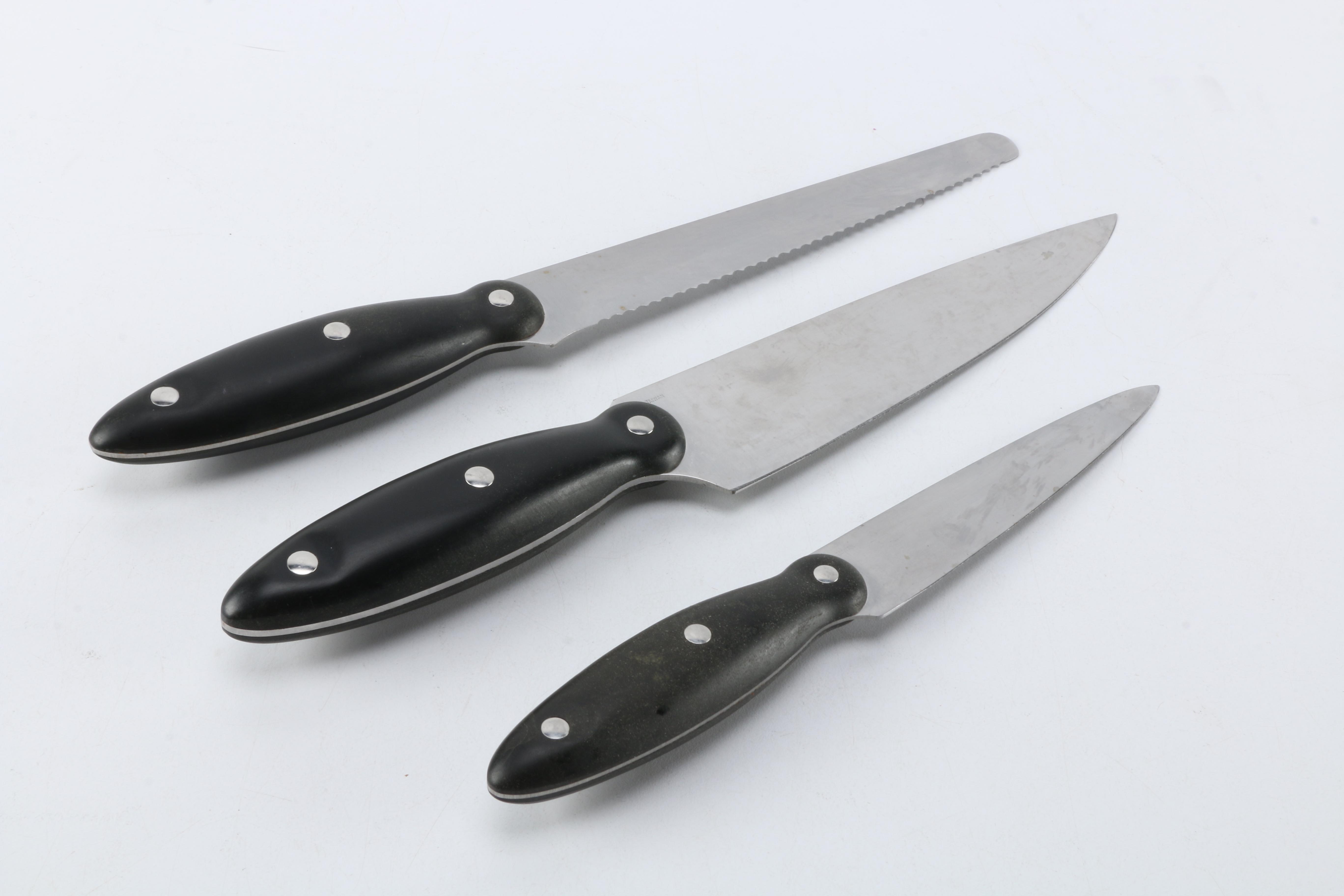 Kitchen Knife Collection With Spatula