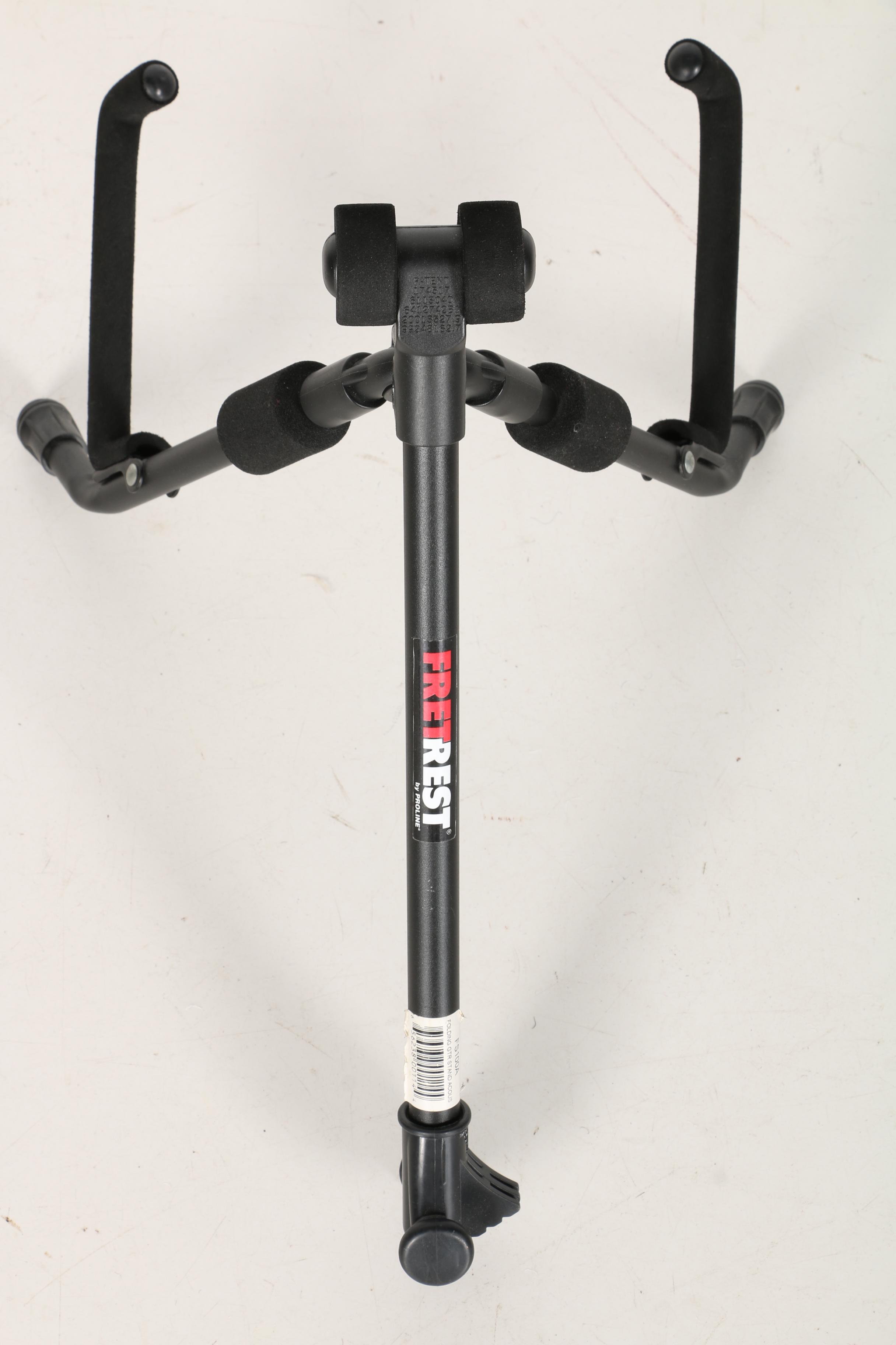 ProLine Music Stand and FretRest Folding Acoustic Guitar Stand