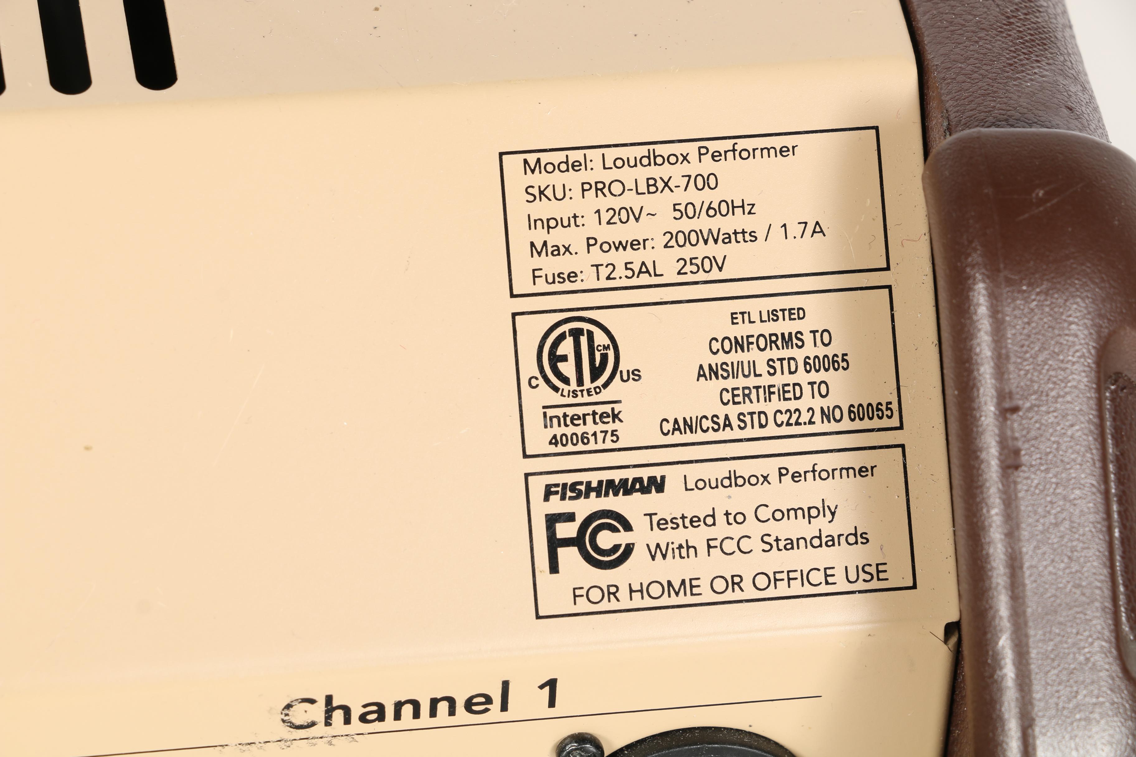 Fishman Loudbox Performer Guitar Amp