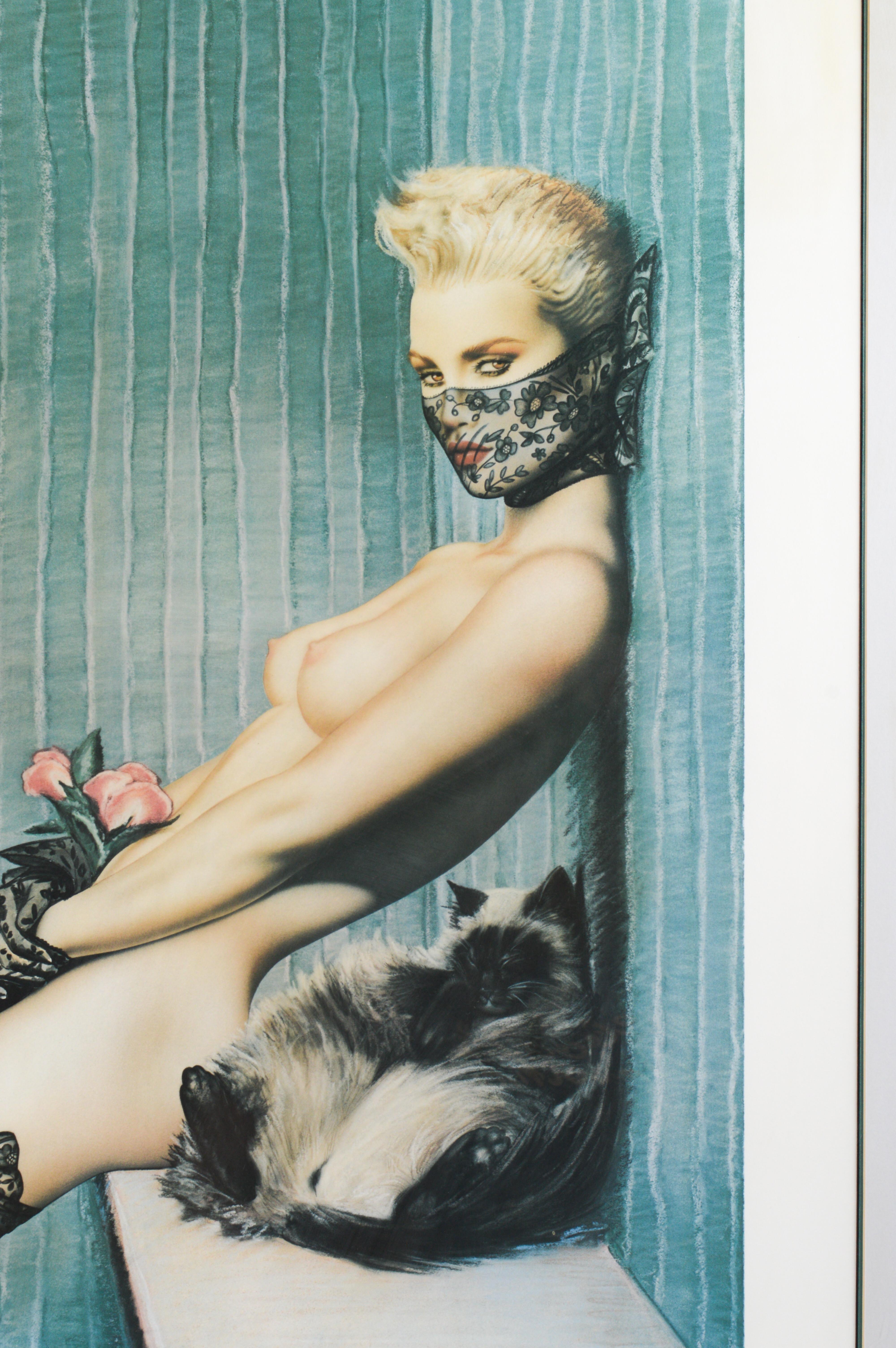 Olivia De Berardinis Limited Edition Lithograph "Kitty"