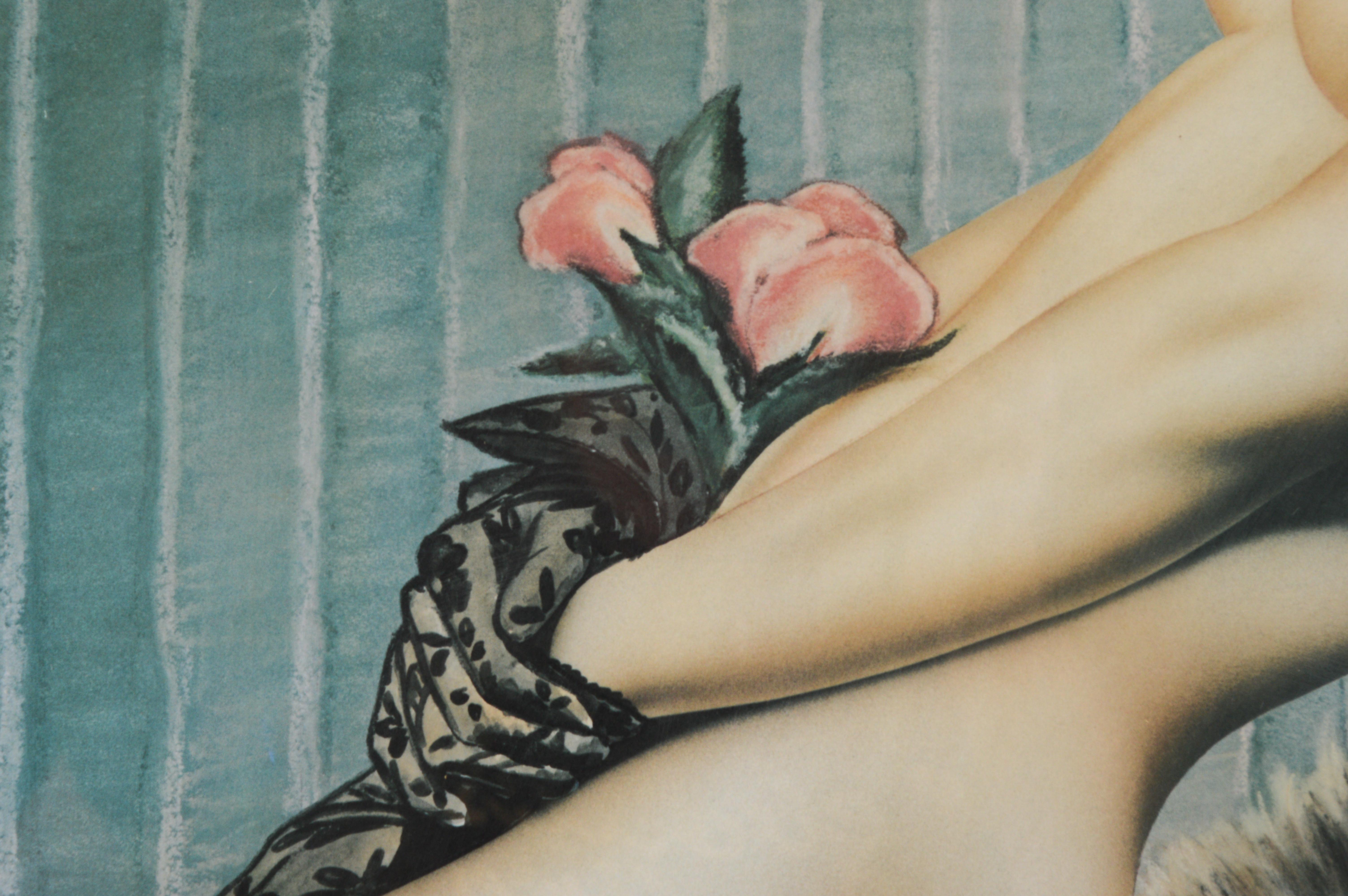 Olivia De Berardinis Limited Edition Lithograph "Kitty"