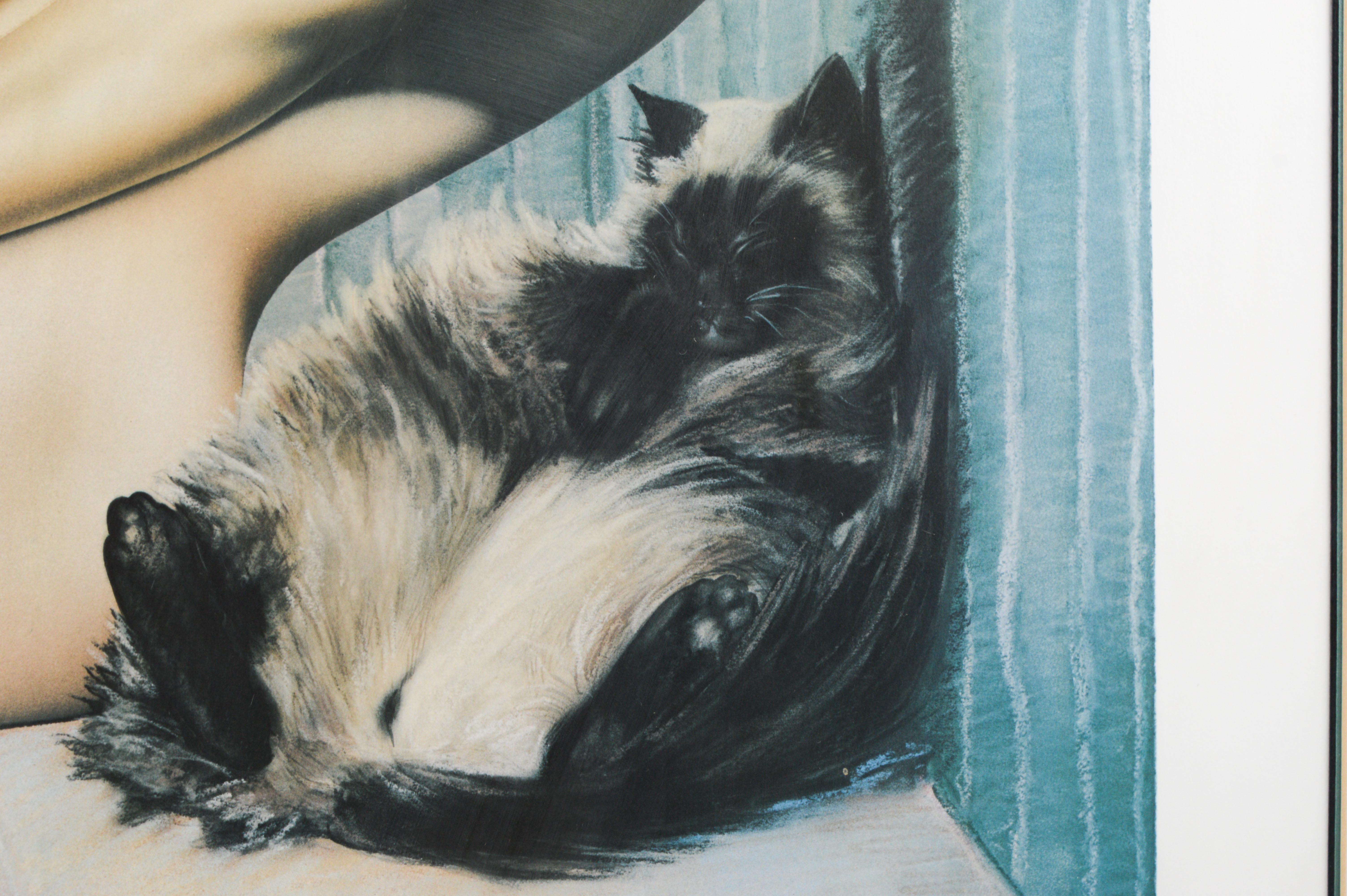 Olivia De Berardinis Limited Edition Lithograph "Kitty"