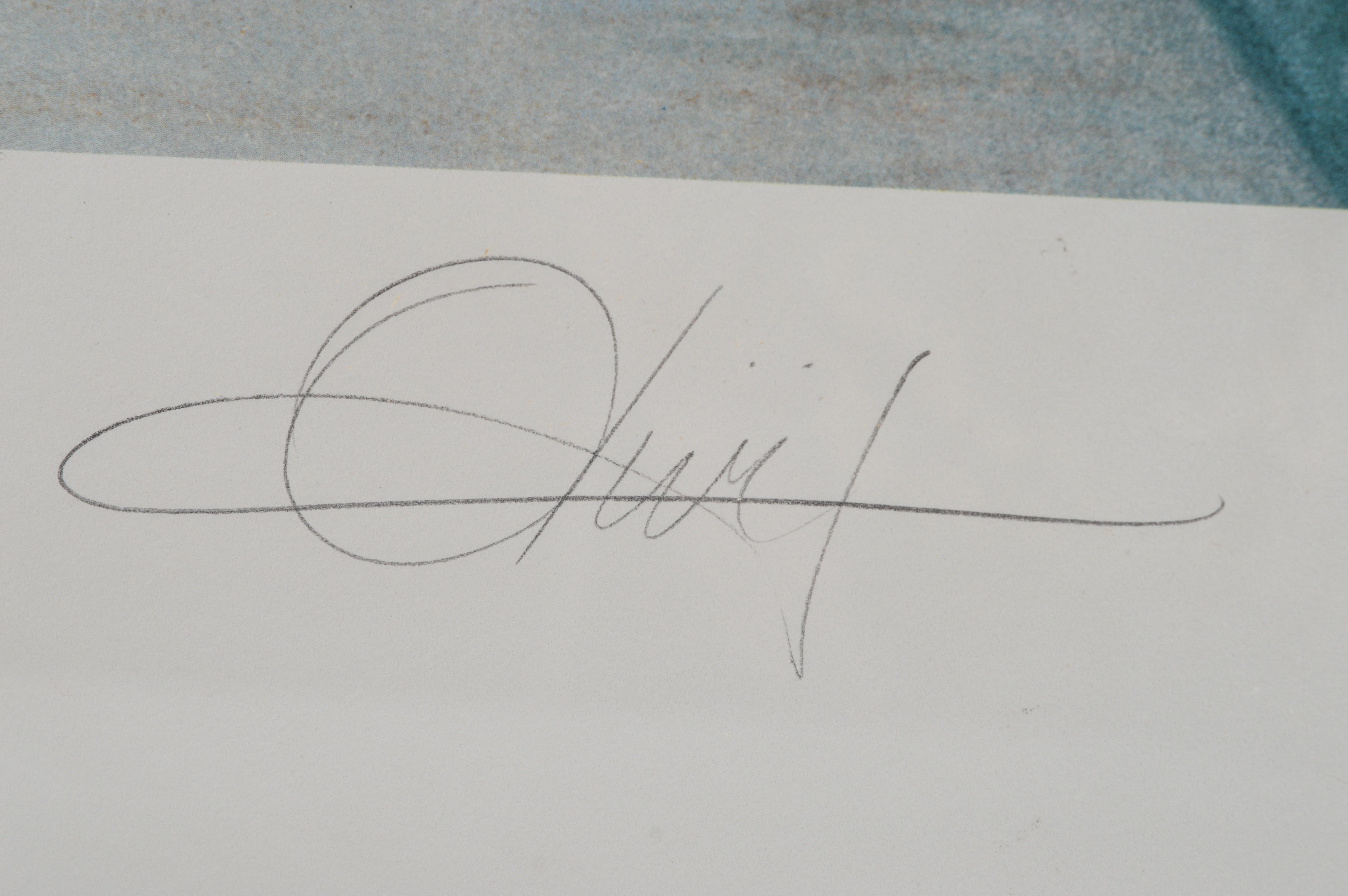 Olivia De Berardinis Limited Edition Lithograph "Kitty"