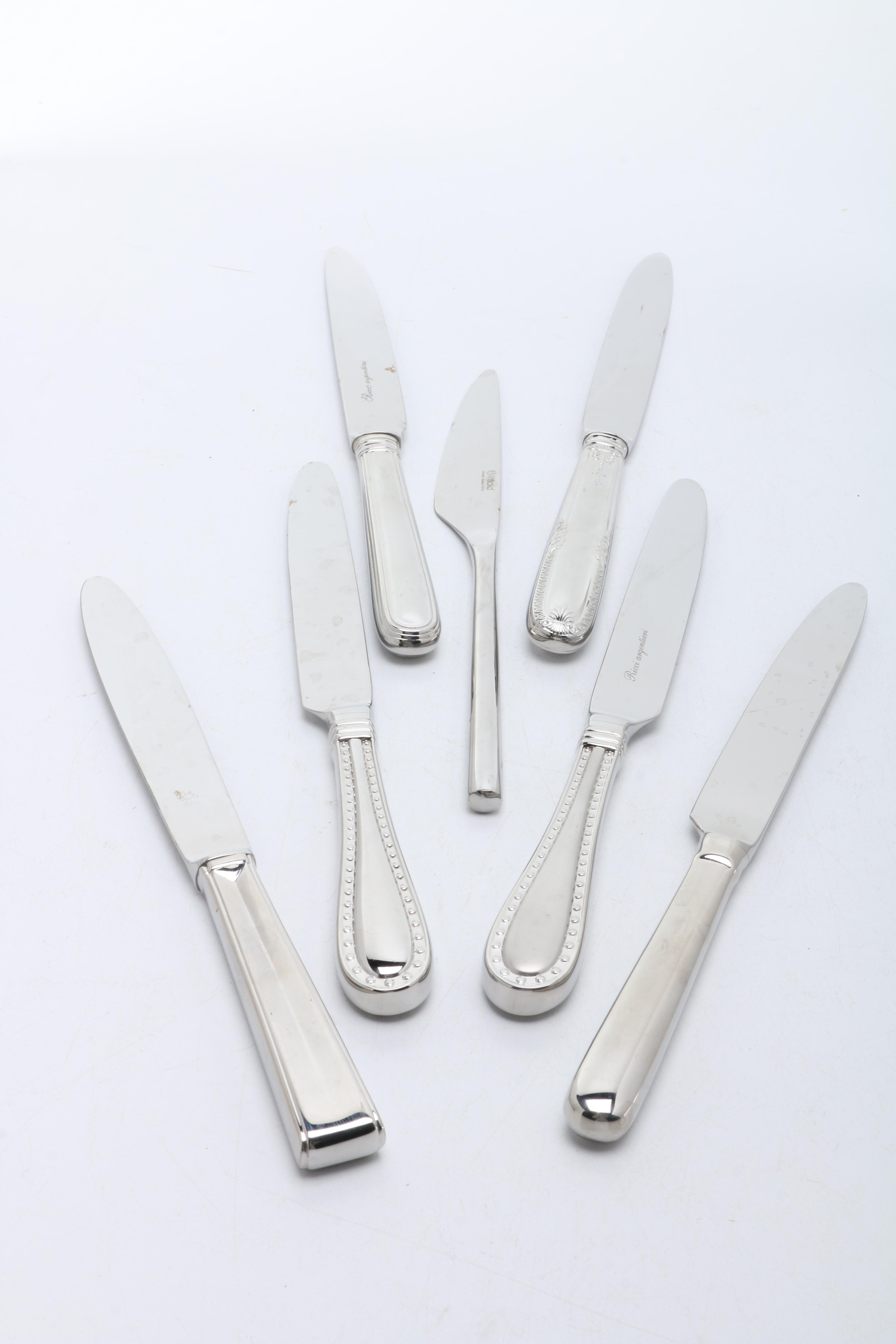 Stainless Steel Cutlery Set Including Iittala and Ricci.