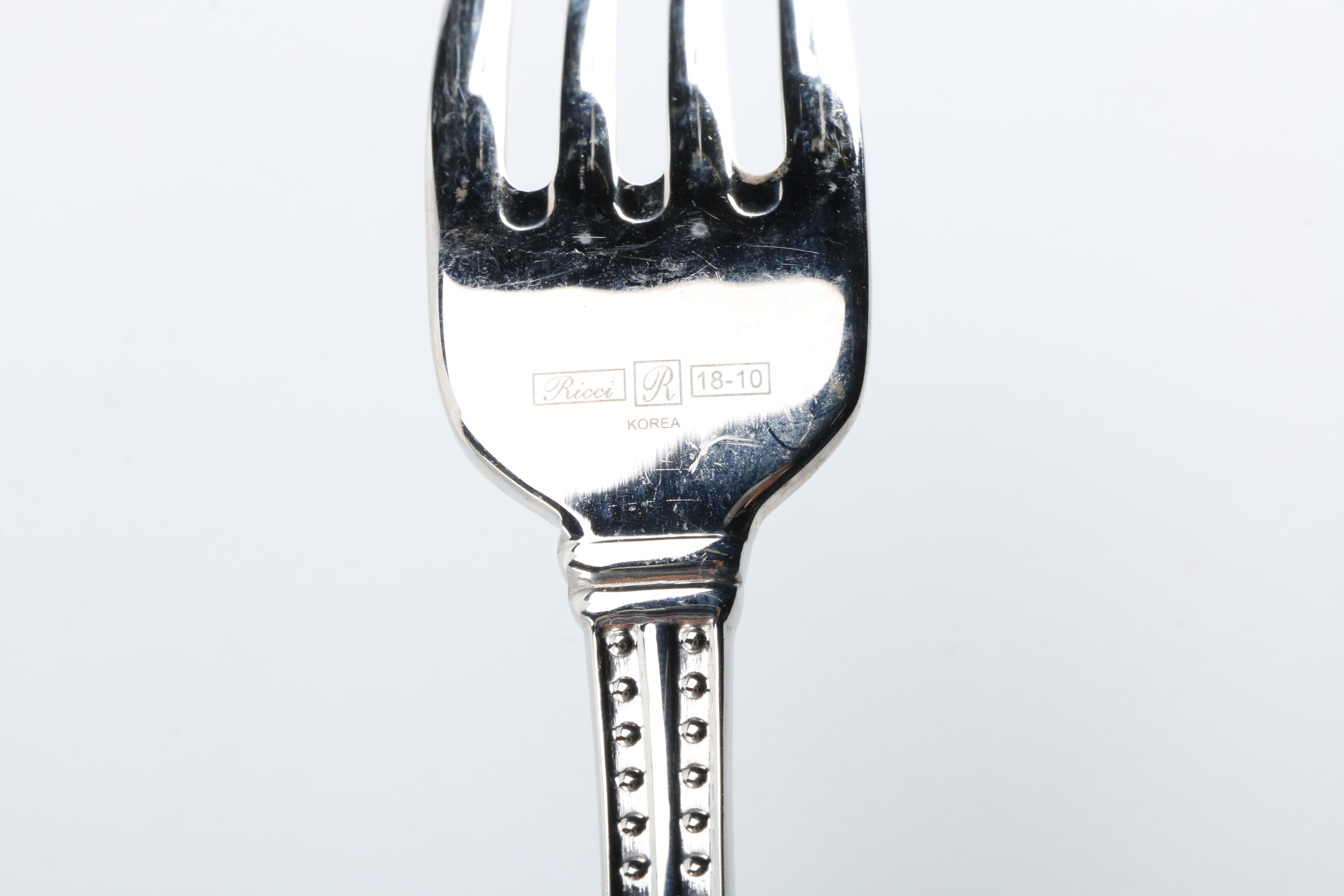 Stainless Steel Cutlery Set Including Iittala and Ricci.