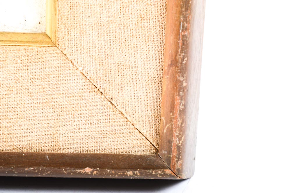 Alexander Minewski Oil Painting Seated Female Nude