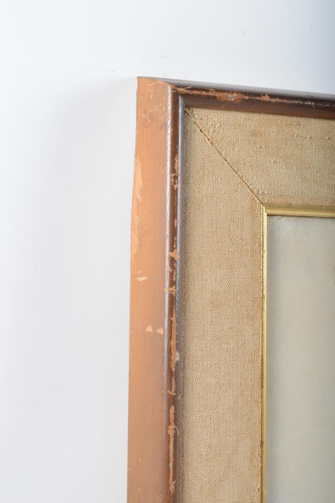 Alexander Minewski Oil Painting Seated Female Nude