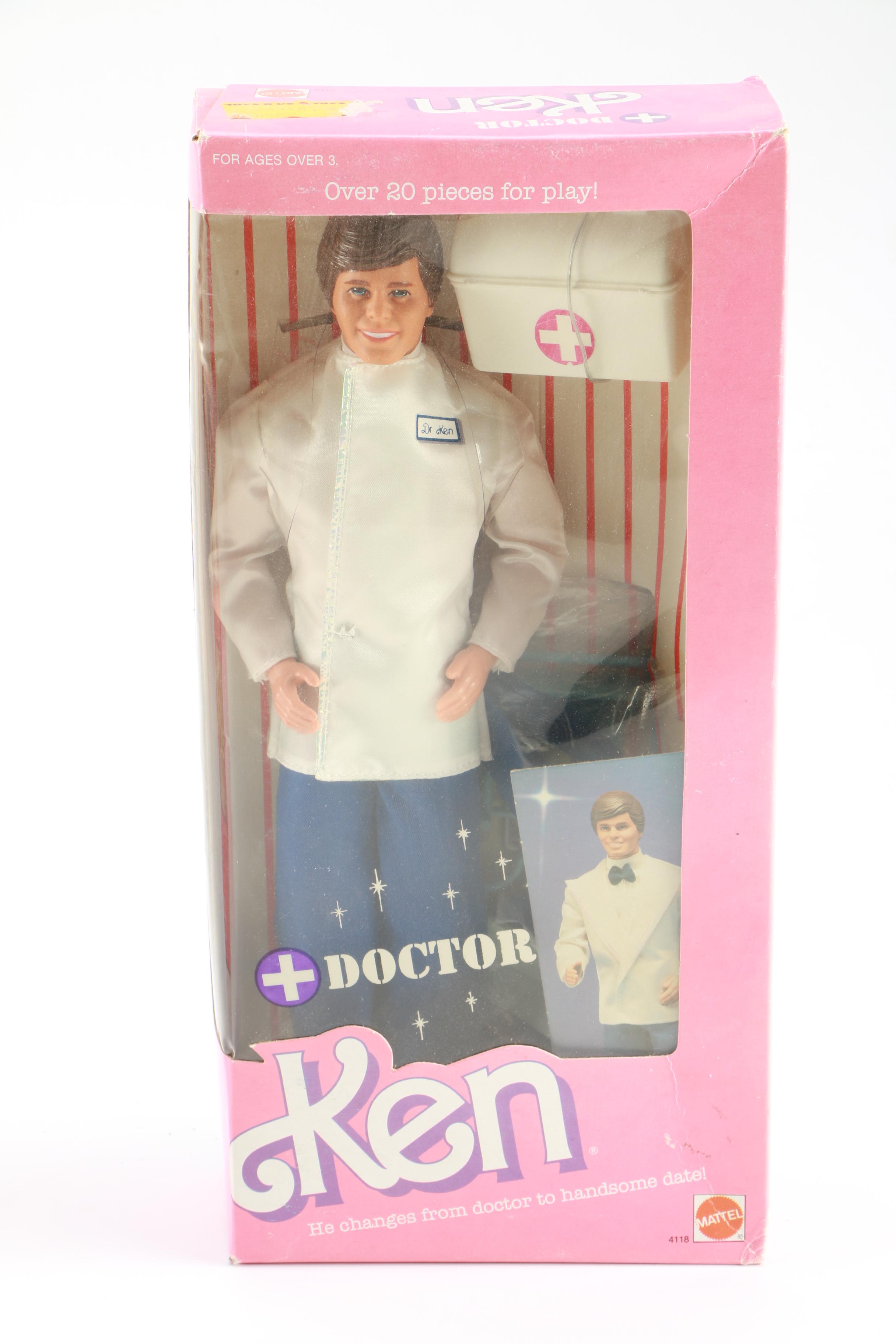 1987 Doctor Barbie and Ken Dolls