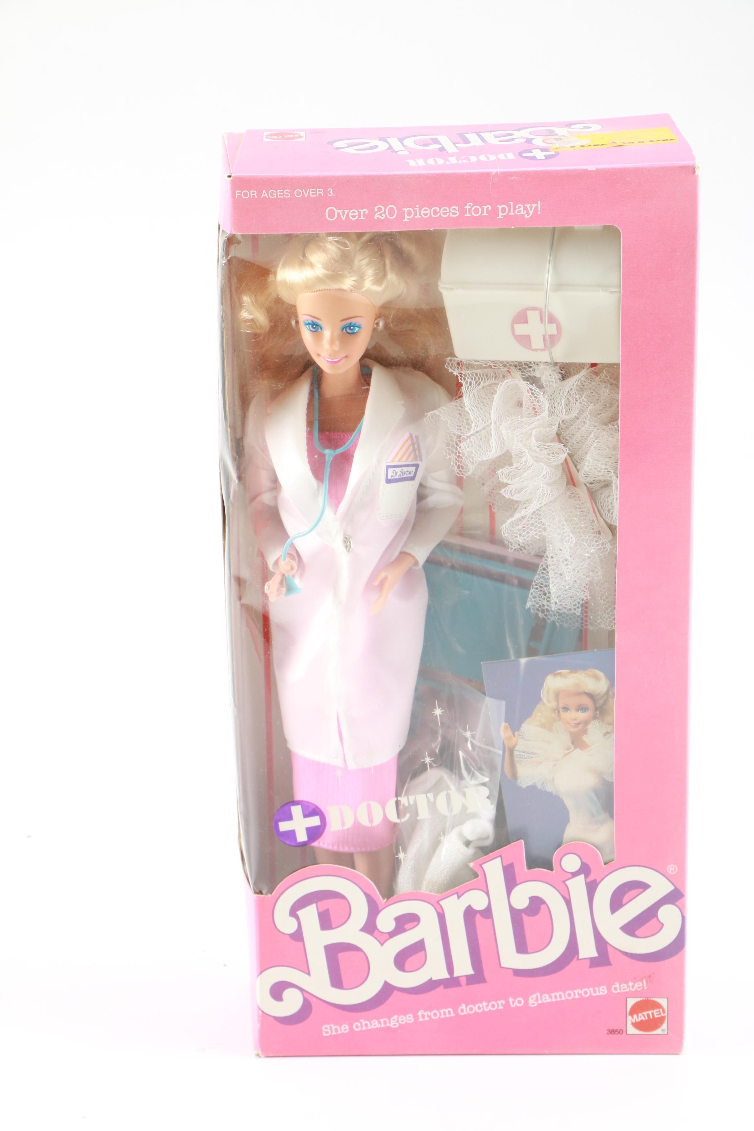 1987 Doctor Barbie and Ken Dolls